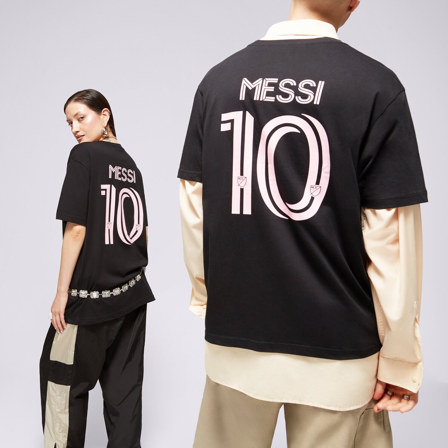 Herren T-Shirt FANATICS T-SHIRT MLS AUTHENTIC STACK NAME AND NUMBER T-SHIRT 1108M-BLK-5LM-KT2MLS Schwarz