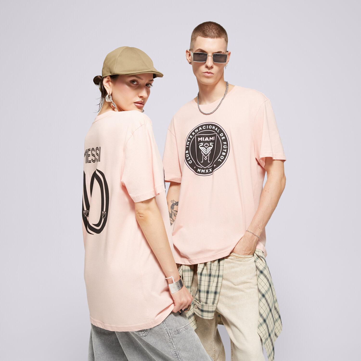 Herren T-Shirt FANATICS T-SHIRT MLS AUTHENTIC STACK NAME AND NUMBER T-SHIRT 1108M-PIN-5LM-KT2 Rosa