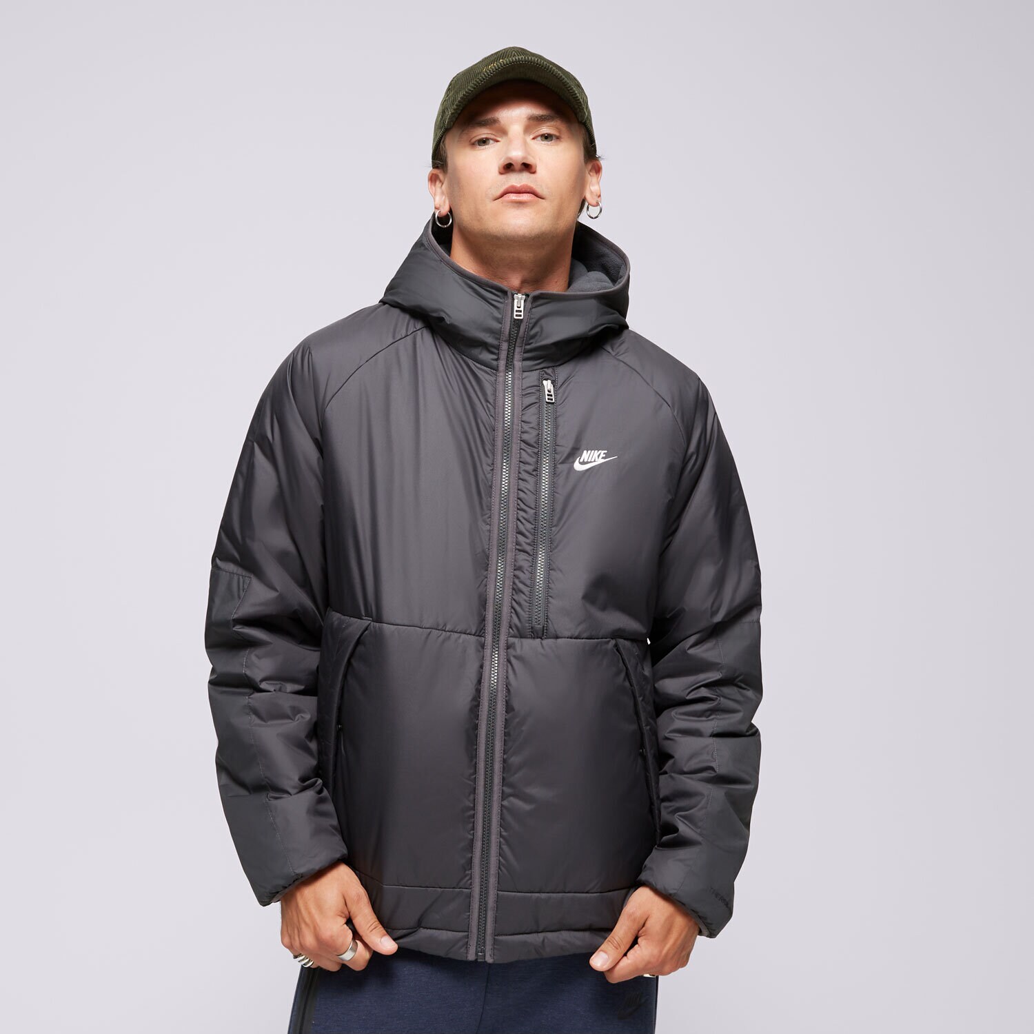 Herren Winterjacke NIKE JACKE M NSW TF RPL LEGACY HD DX2038-070 Schwarz