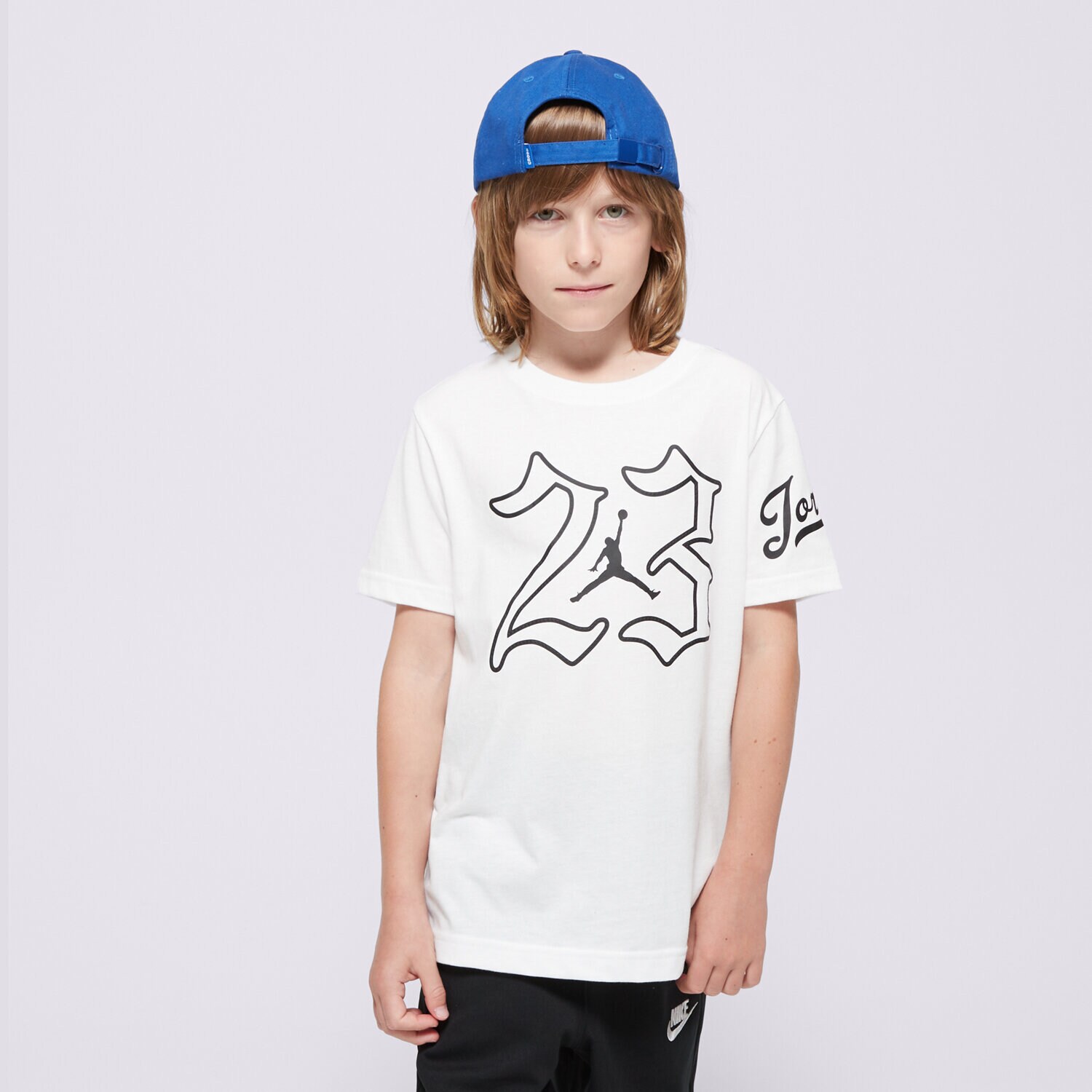 JORDAN T SHIRT JDB MVP JUMPMAN 23 SS TEE BOY WeiB 95D154 001 Sizeer