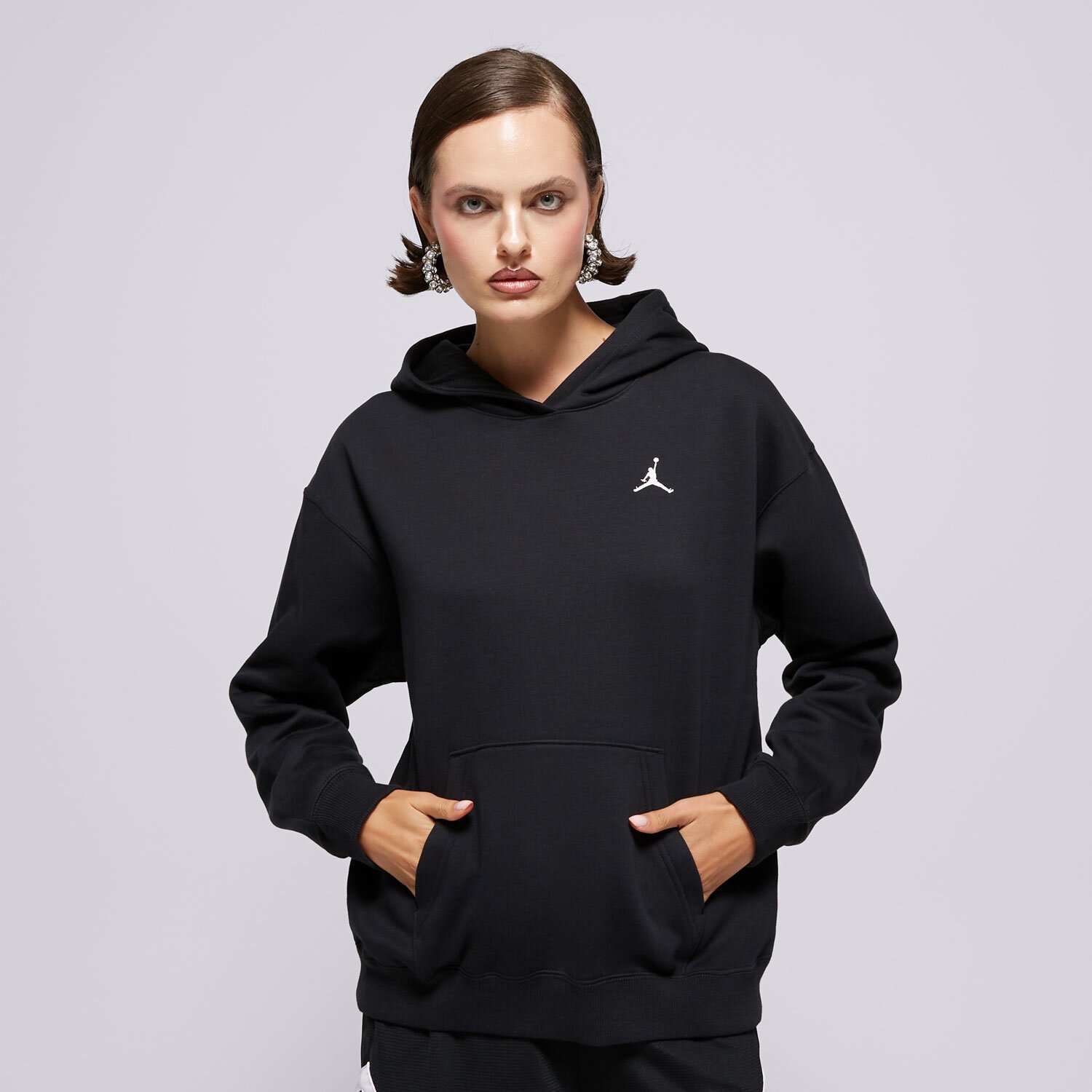 Damen HOODIE W JORDAN BRKLN FLC PO 24 FV7071-010 Schwarz