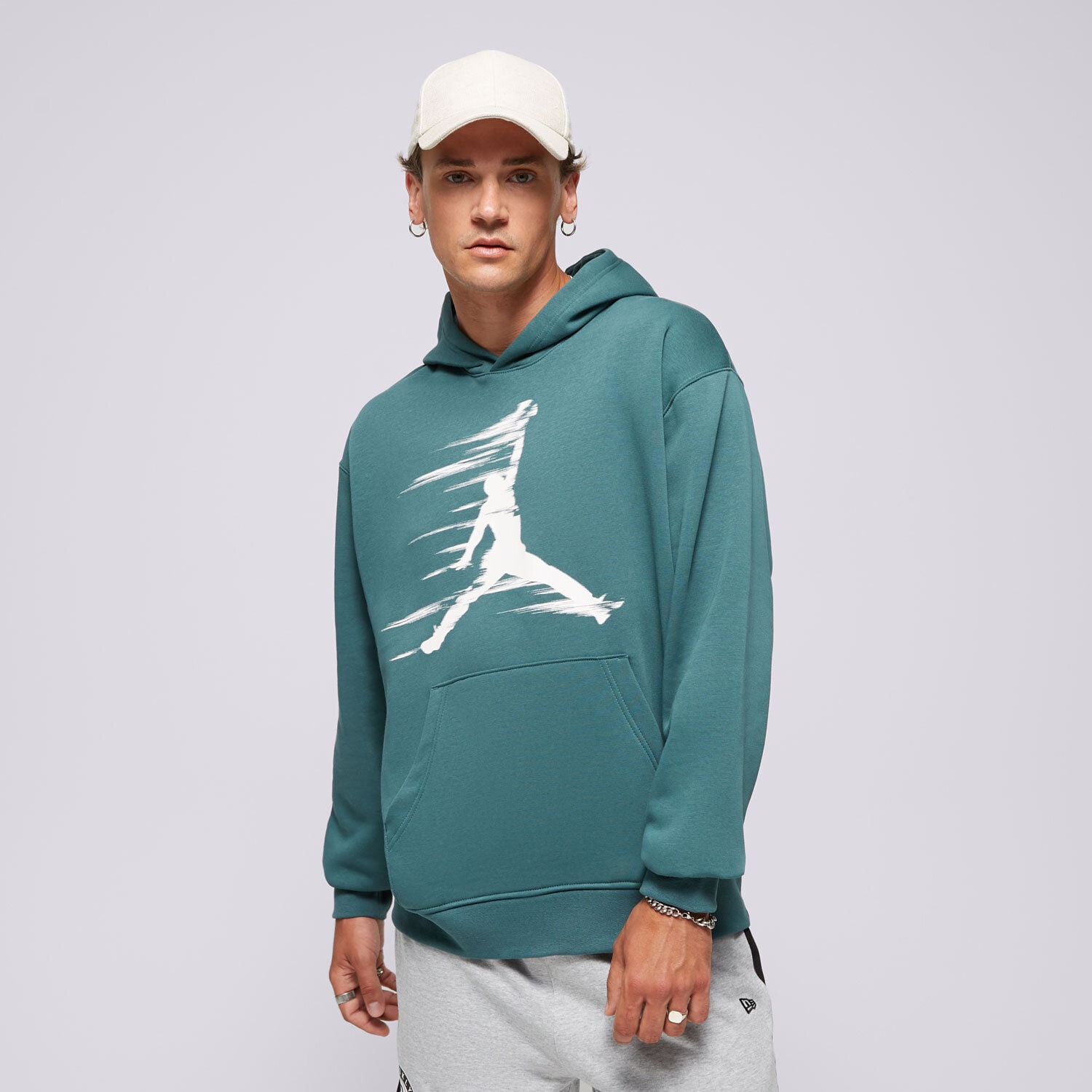 Herren HOODIE M JORDAN MVP HBR FLC PO  FV7227-366 Grün