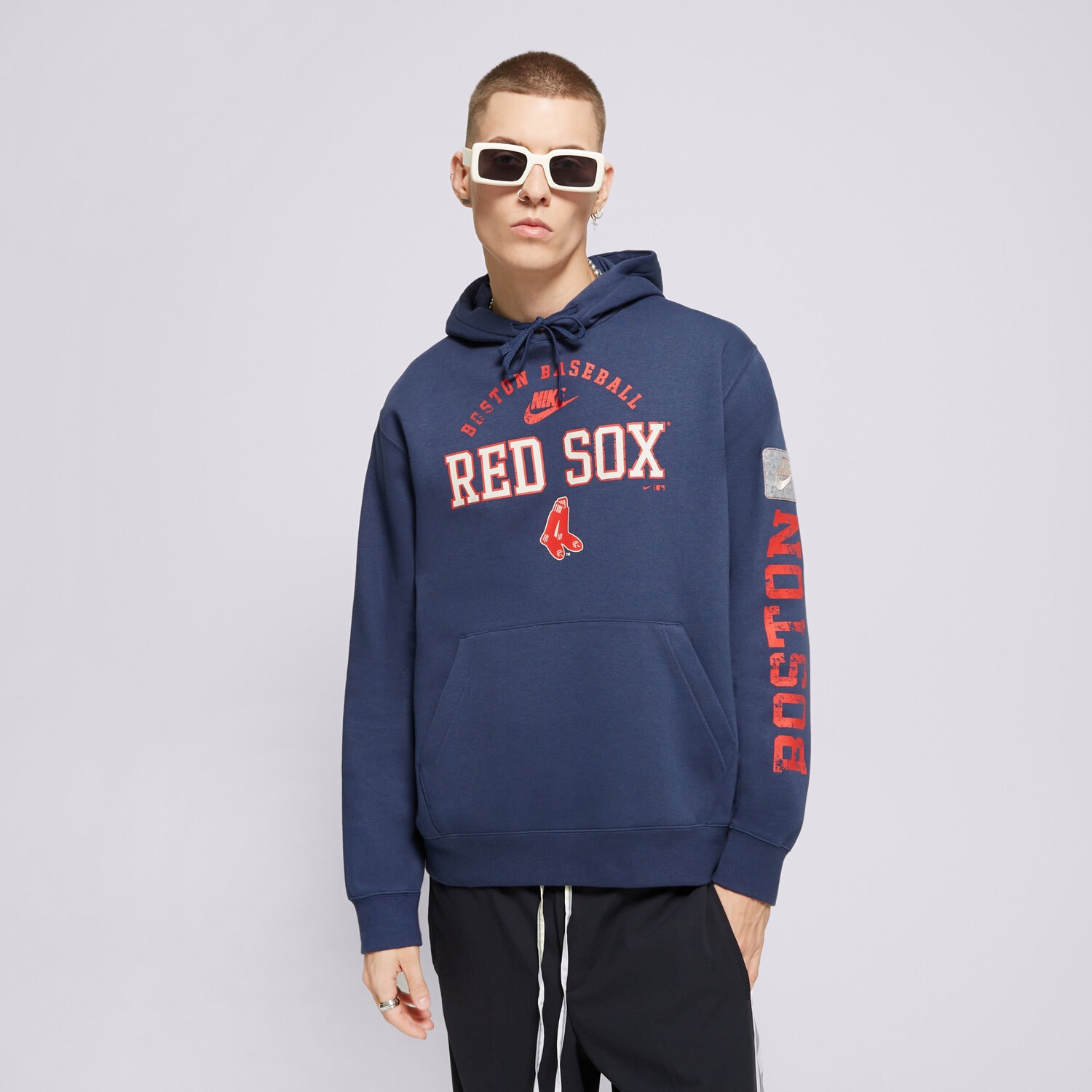 Herren NIKE HOODIE BOSTON RED SOX MLB NKDK-44B-R36-HKA Dunkelblau