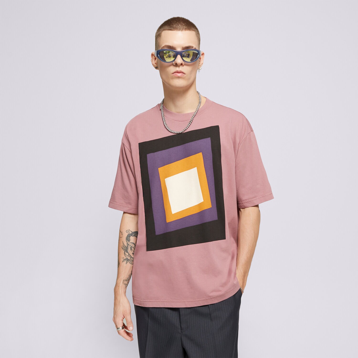 Herren T-Shirt LEVI'S T-SHIRT SKATE GRAPHIC BOX TEE PURPLES A1005-0023 Violet