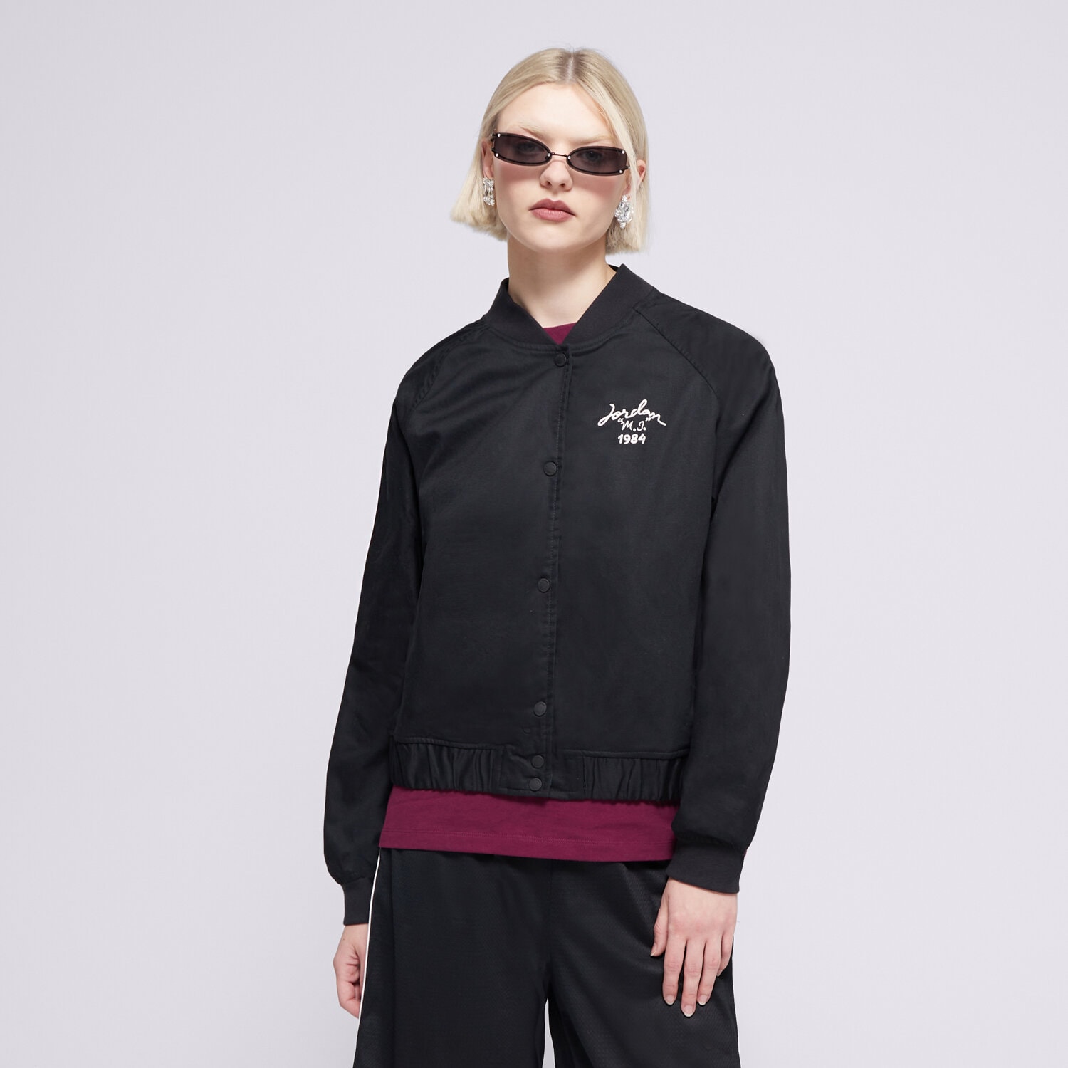 Damen Übergangsjacke JACKE PRZEJŚCIOWA W JORDAN VARSITY JKT SSNL C  FN5786-010 Schwarz