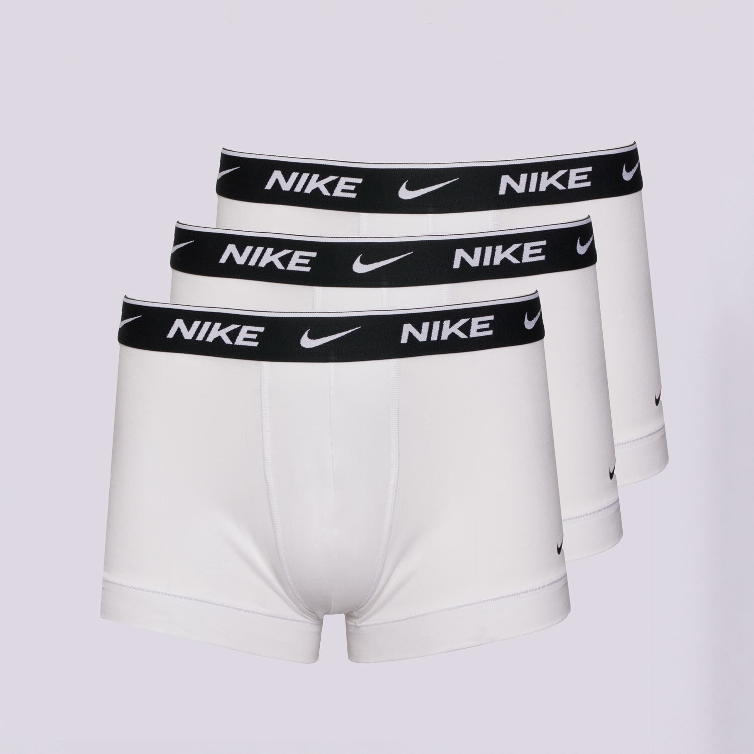Herren Unterwäsche NIKE BOXERSHORTS NIKE 3 PACK TRUNKS 0000KE1008MED Weiß