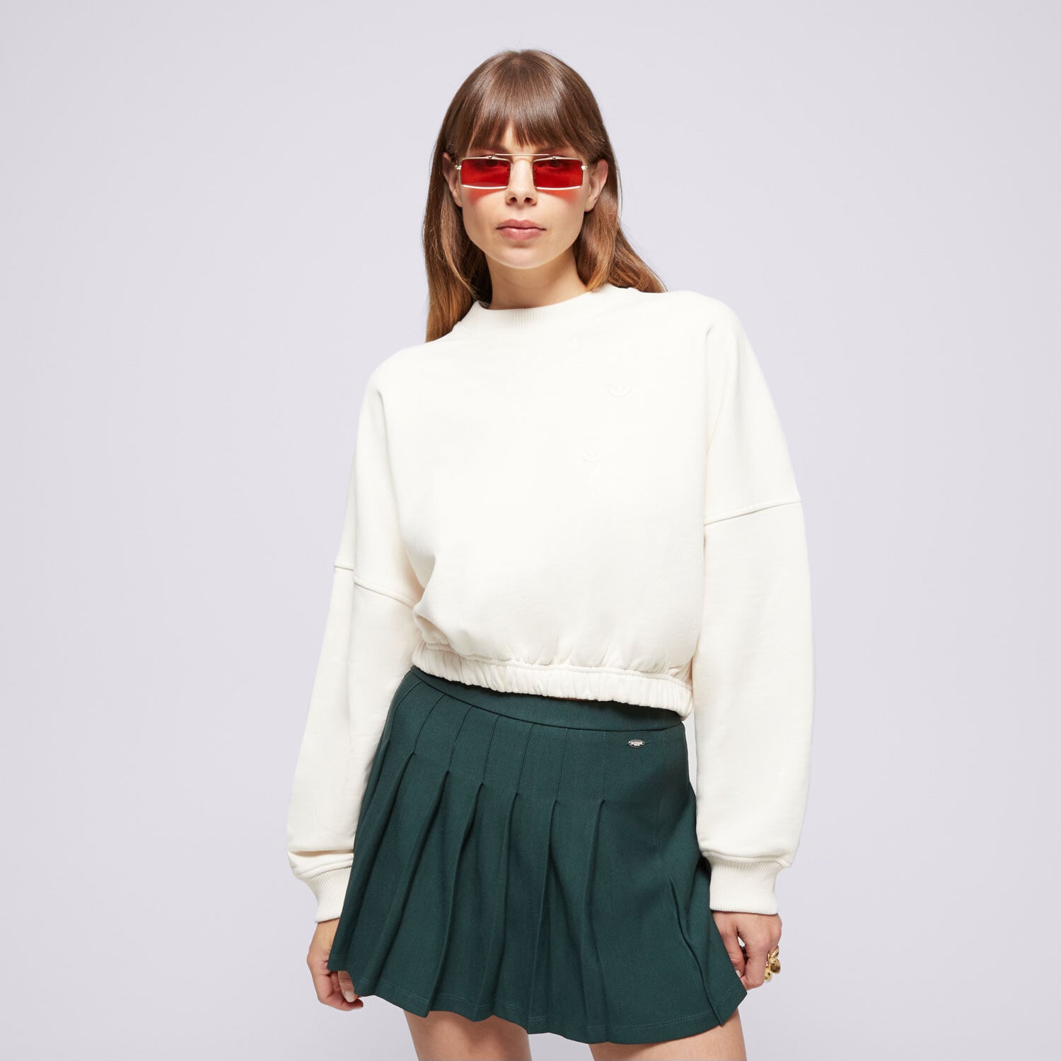 Damen ADIDAS SWEATSHIRT SWEATSHIRT OS IZ0291 Weiß