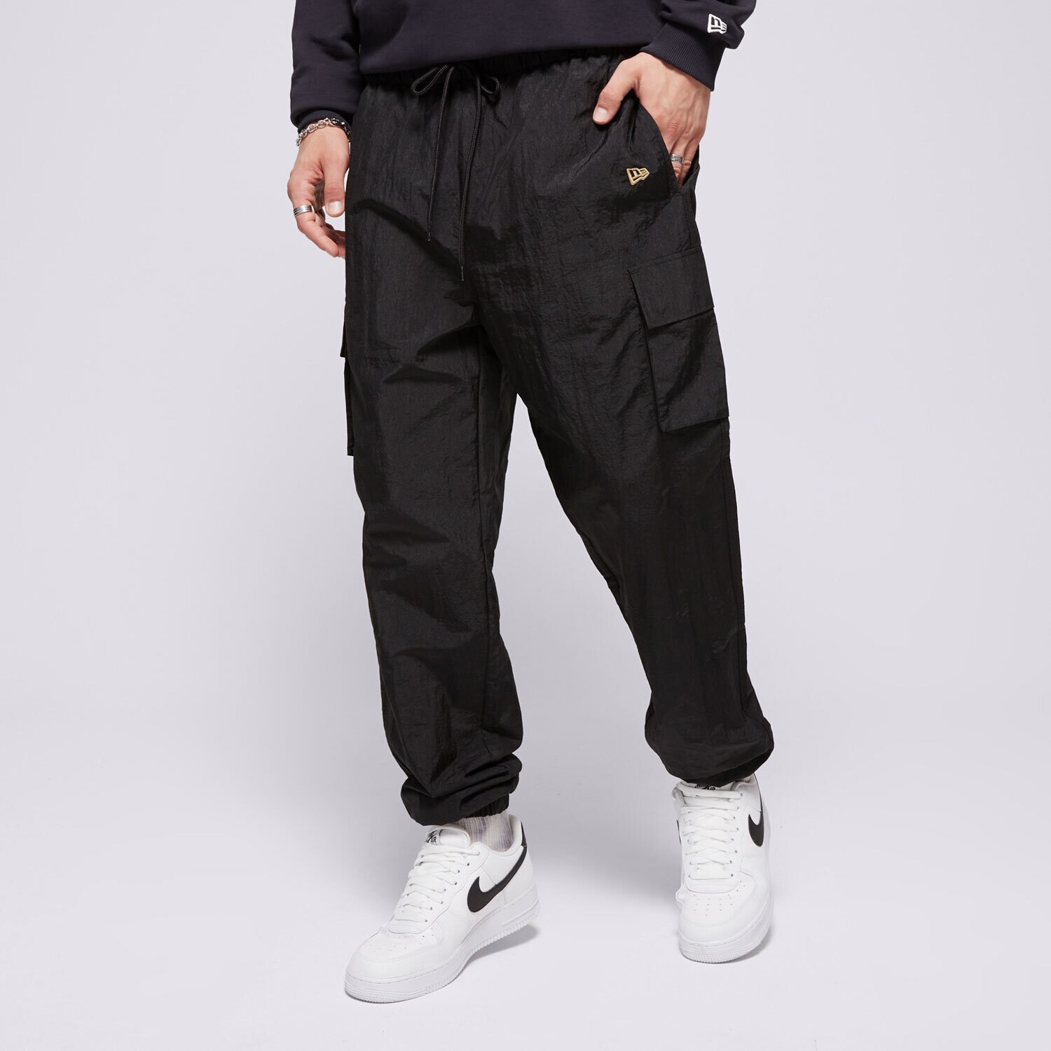 Herren Hosen NEW ERA HOSE NE WOVEN NEW ERA BLKMTG 60435364 Schwarz