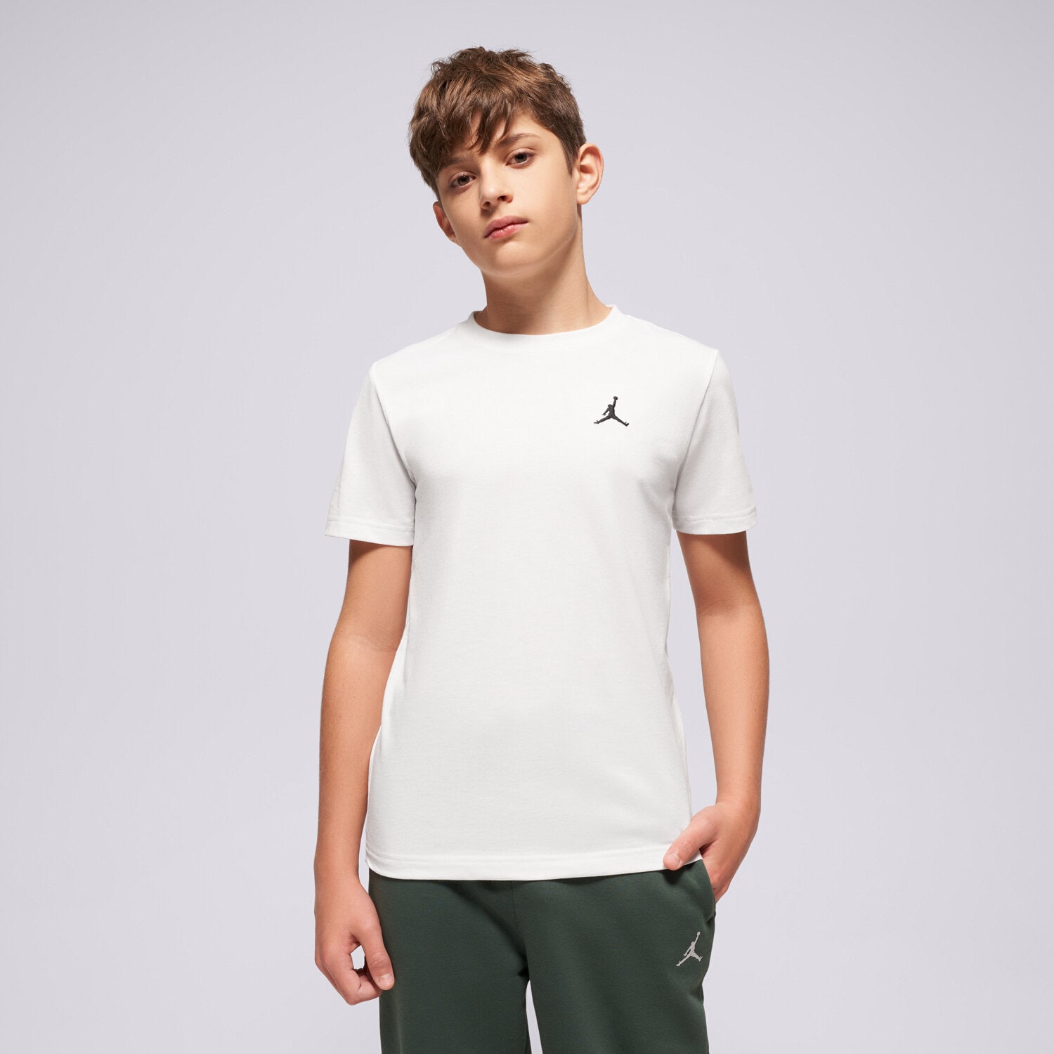 Kinder T-Shirt JORDAN T-SHIRT JDB JUMPMAN AIR EMB BOY 95D266-001 Weiß