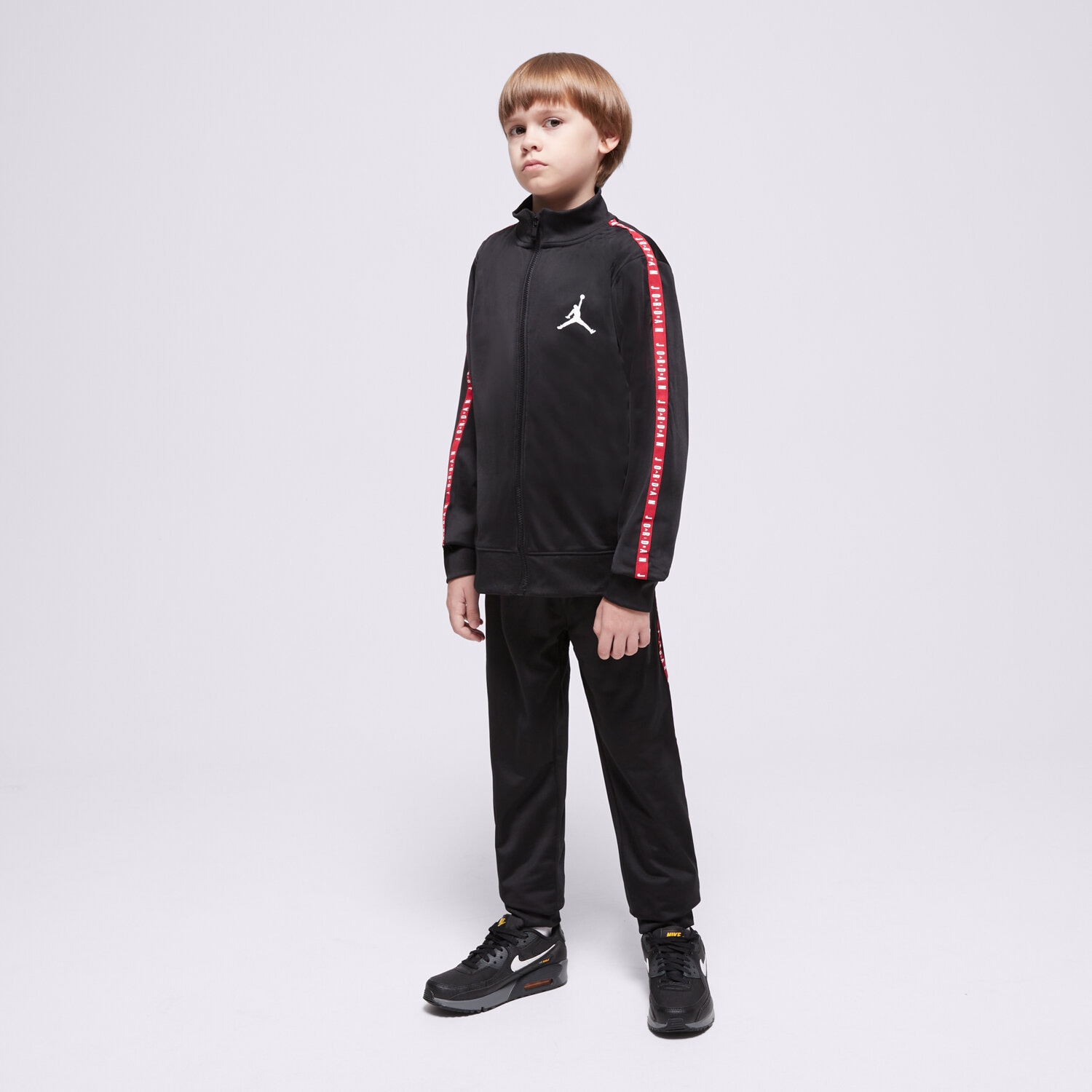 JORDAN TRAININGSANZUG JDN AIR JORDAN TRICOT SET BOY Schwarz 95A449 023 Sizeer