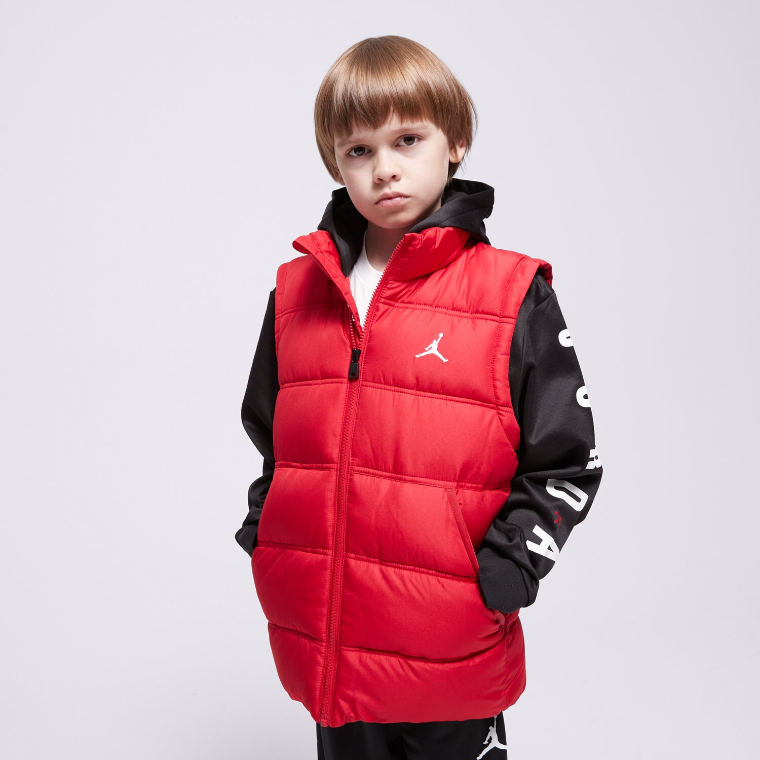 Kinder Übergangsjacke JORDAN JACKE WINTER JDB 2 FER JKT BOY 95D191-H24 Rot