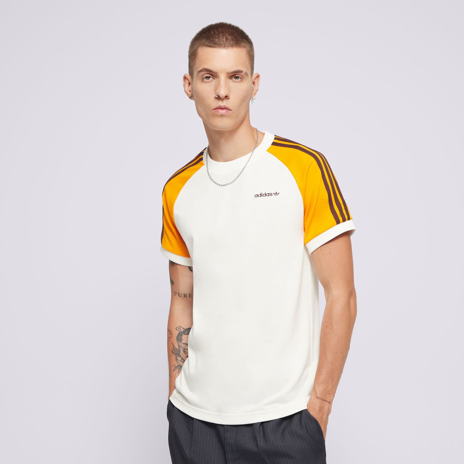 Herren T-Shirt ADIDAS T-SHIRT 80S 3S TEE JC6511 Beige
