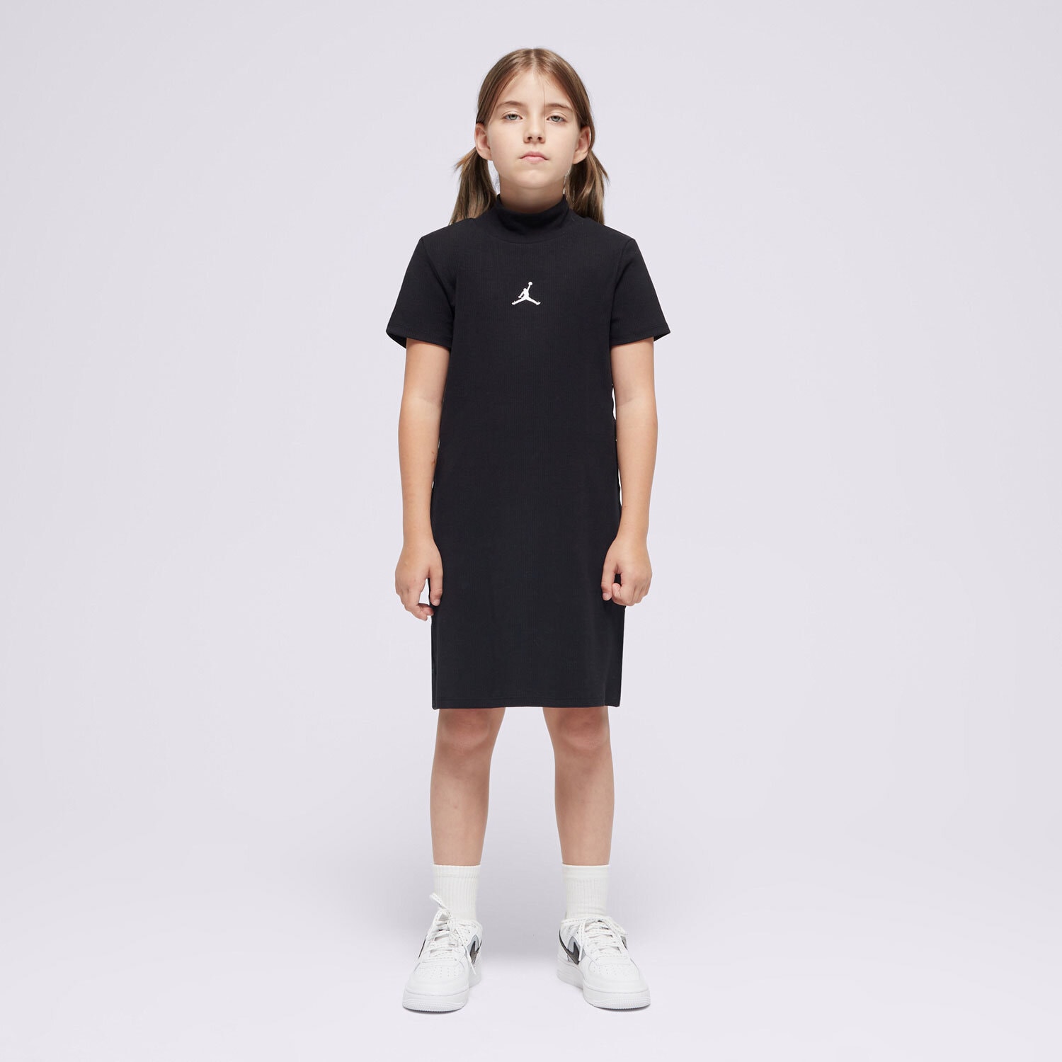 Kinder JORDAN KLEID JDG JUMPMAN RIBBED   TAPING TRAININGSANZUG GIRL 45D380-023 Schwarz