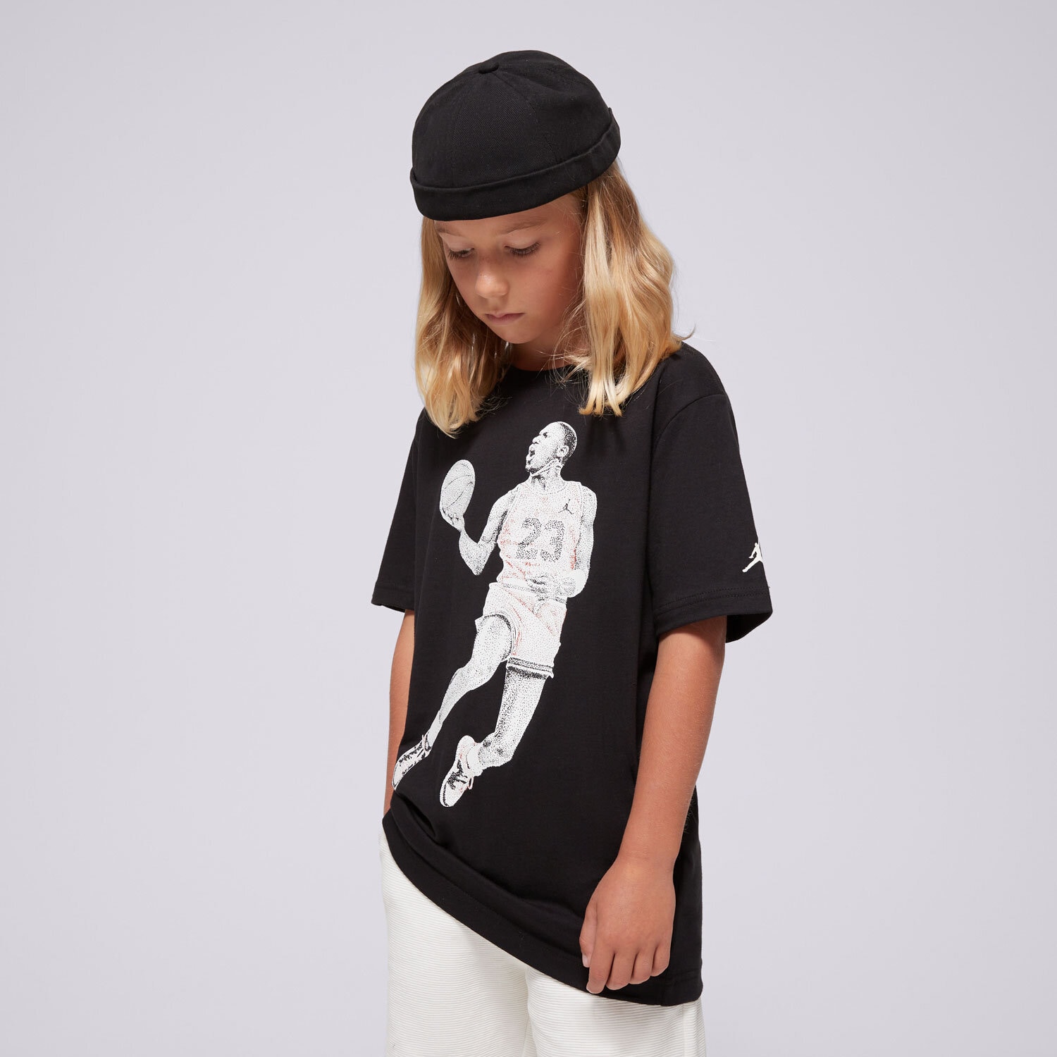 Kinder T-Shirt JORDAN T-SHIRT JDB AIR JORDAN DOTS SS TEE BOY 95D254-023 Schwarz