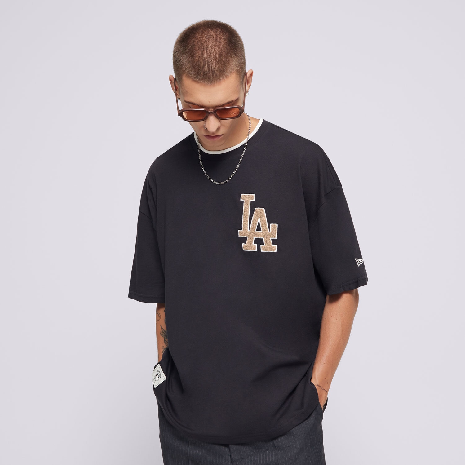 Herren T-Shirt NEW ERA T-SHIRT WS LA DODGERS LOS ANGELES DODGERS NVYTTA 60564869 Dunkelblau