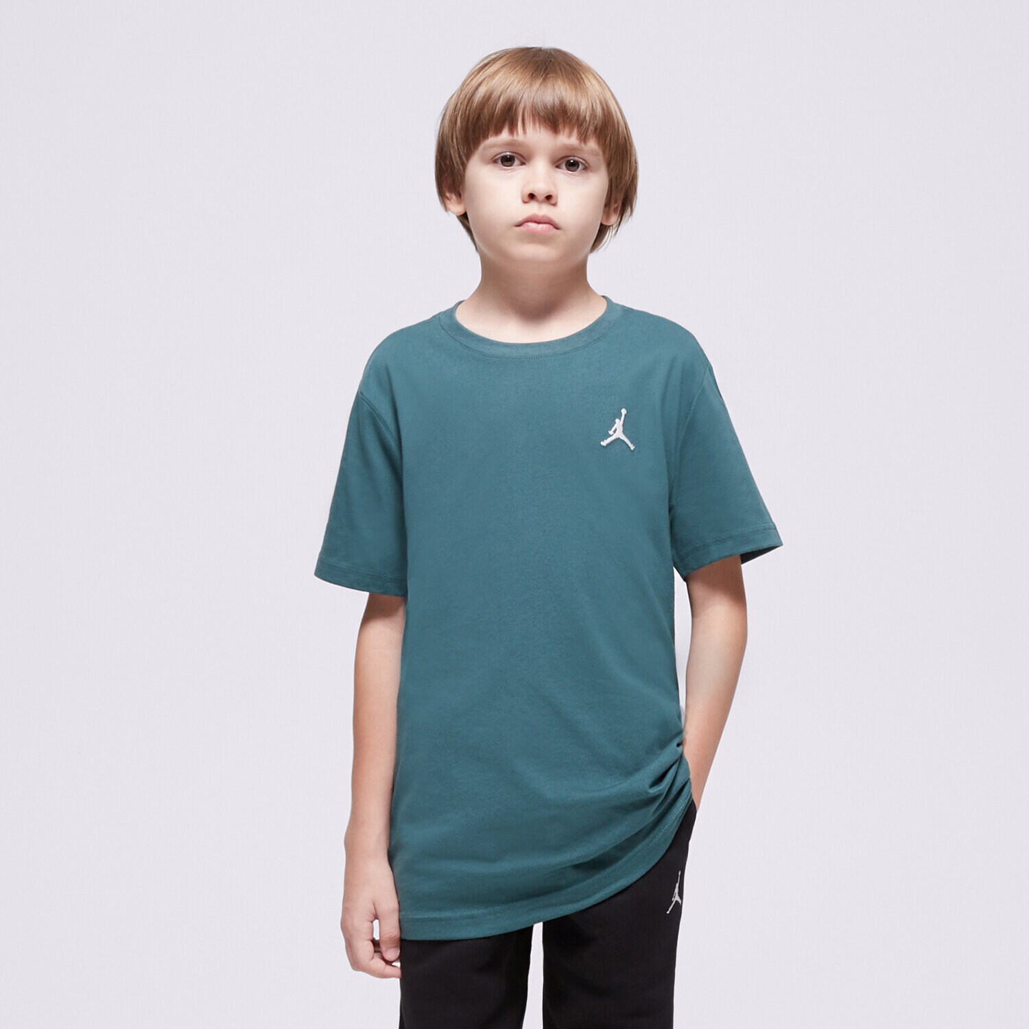 Kinder T-Shirt JORDAN T-SHIRT JDB JUMPMAN AIR EMB BOY 95D266-EI8 Grün