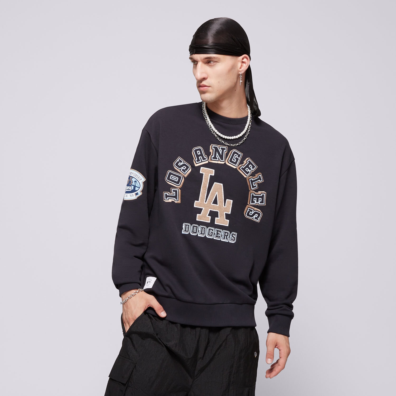 Herren NEW ERA SWEATSHIRT WORLD SERIES OS LA DODGERS LOS ANGELES DO 60564882 Dunkelblau