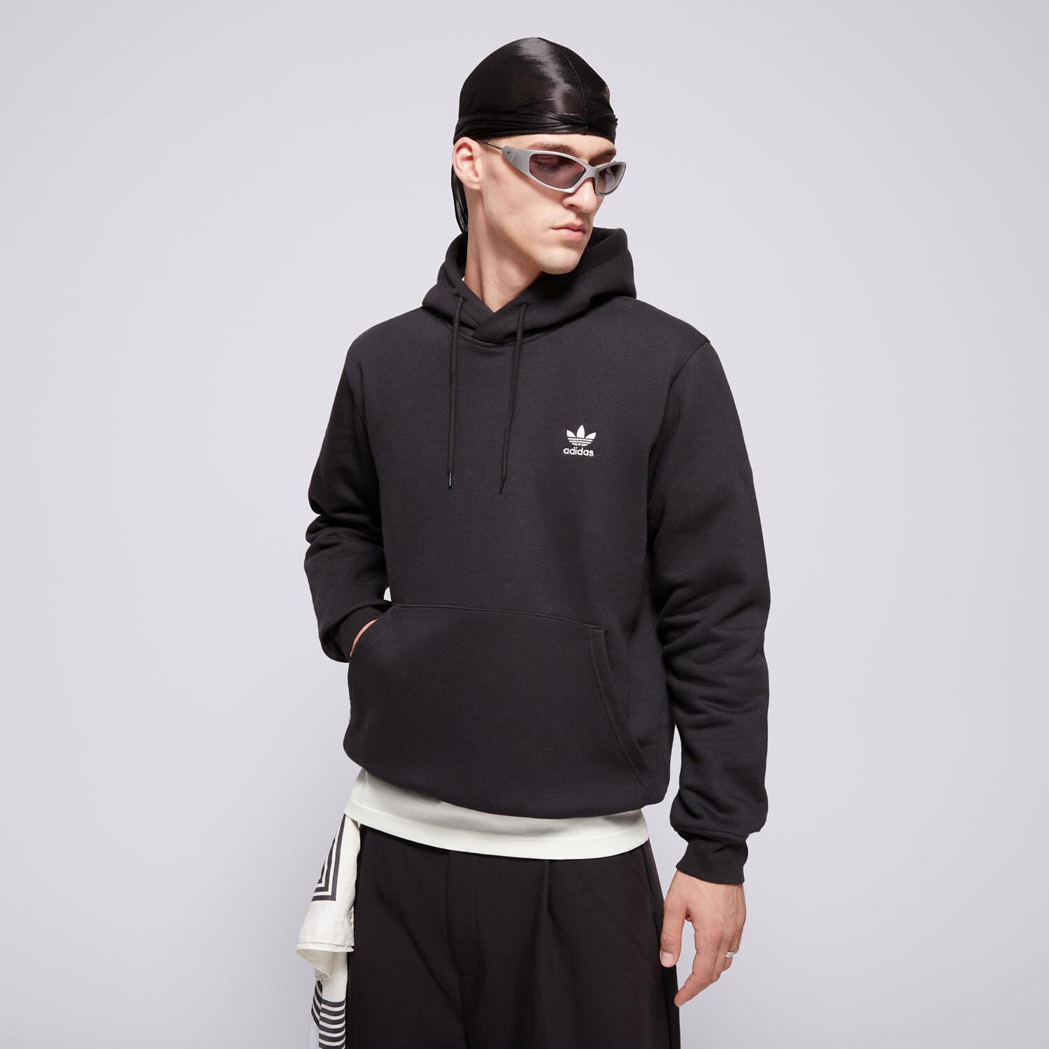 Herren ADIDAS HOODIE ESS HD IY4930 Schwarz