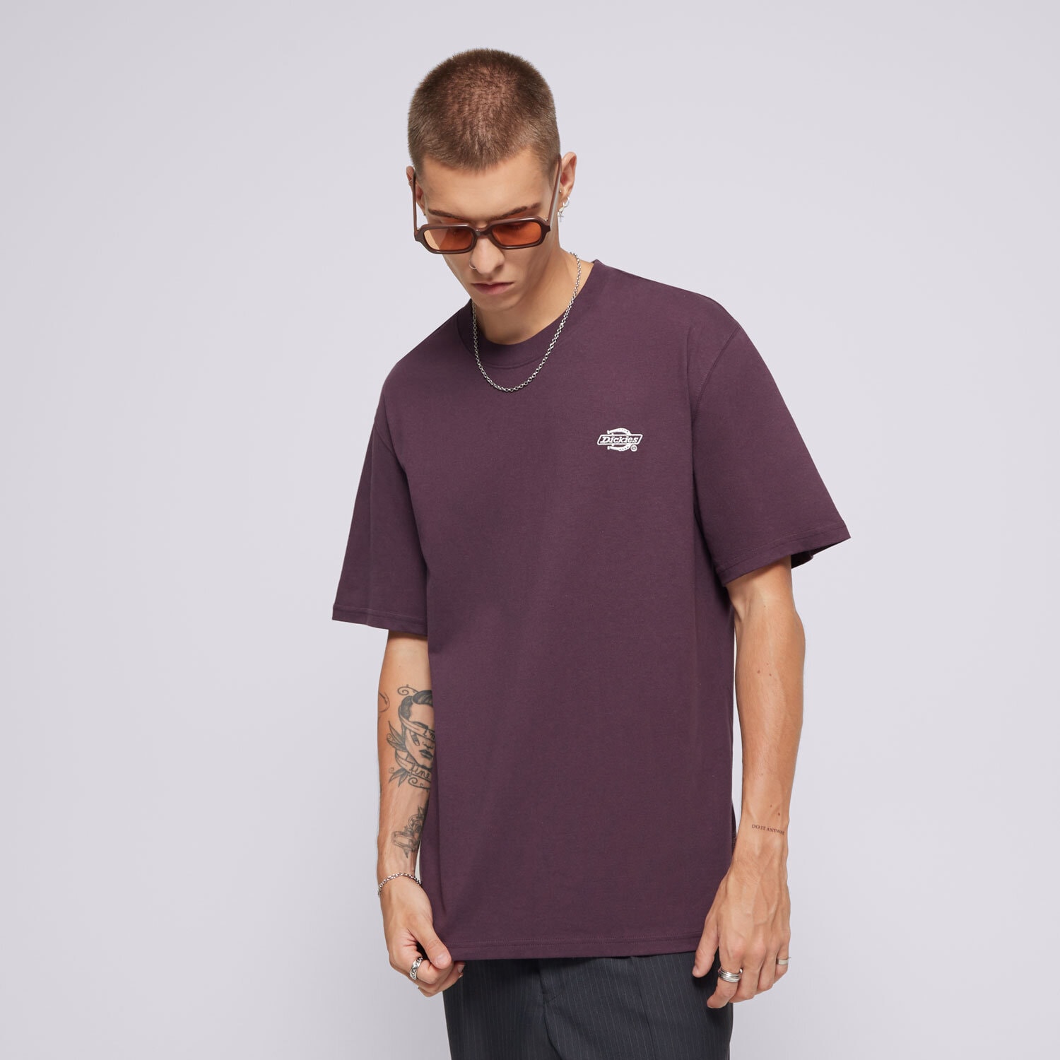 Herren T-Shirt DICKIES T-SHIRT SUMMERDALE SS TEE DK0A4YAIJ561 Violet
