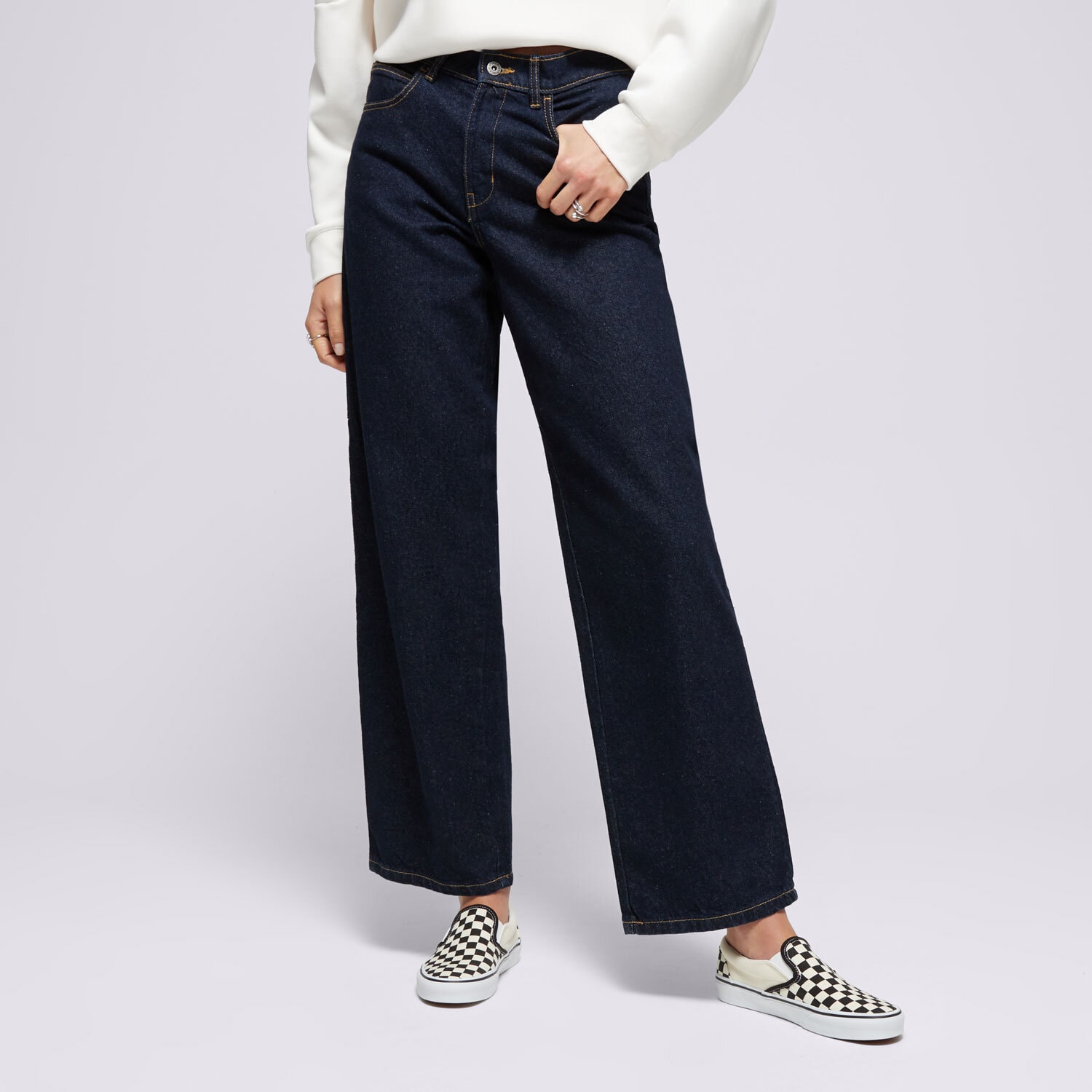 Damen Hosen DICKIES HOSE HERNDON DENIM W DK0A4YPYRIN1 Blau