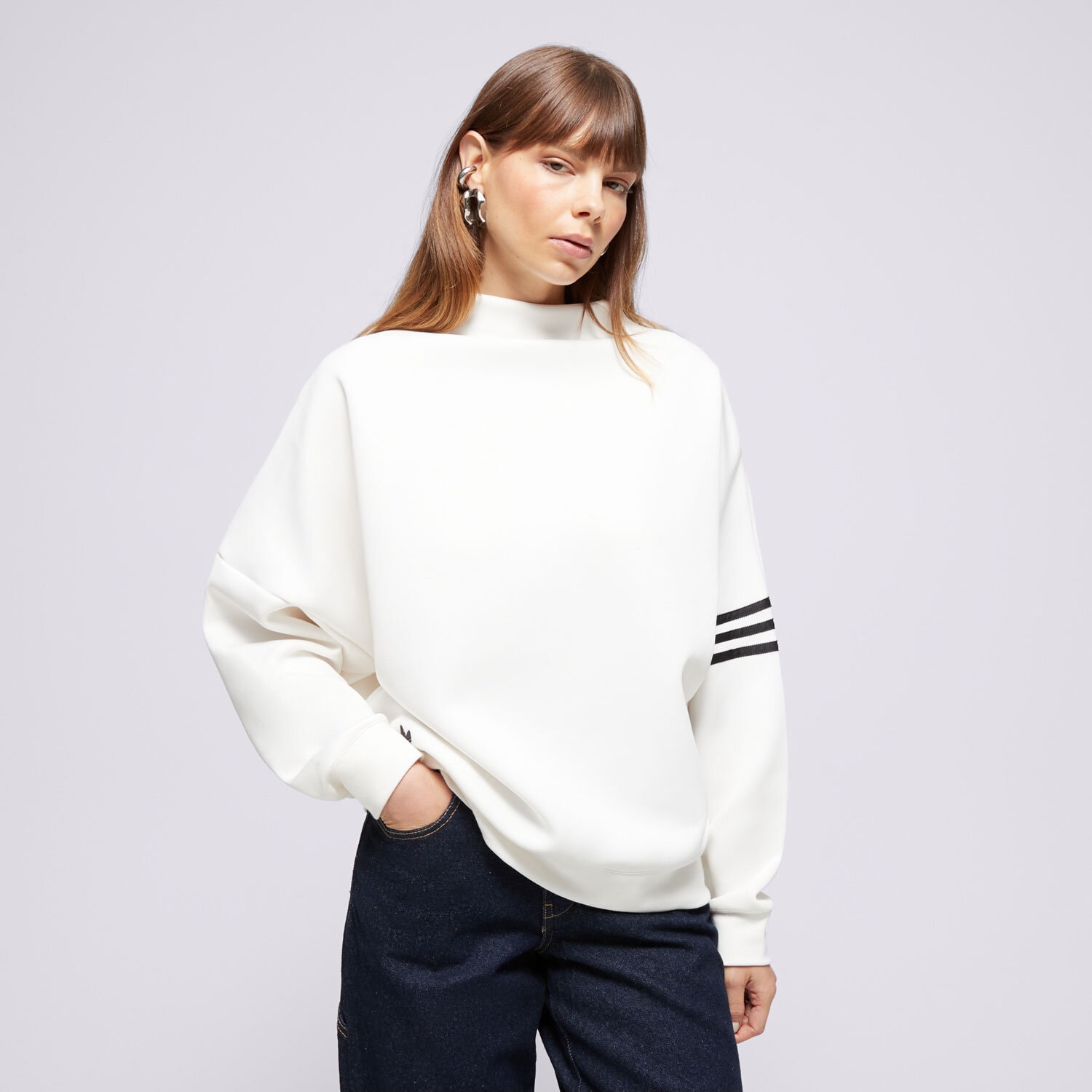 Damen ADIDAS SWEATSHIRT NEUCL OVS SWEAT IX9873 Weiß