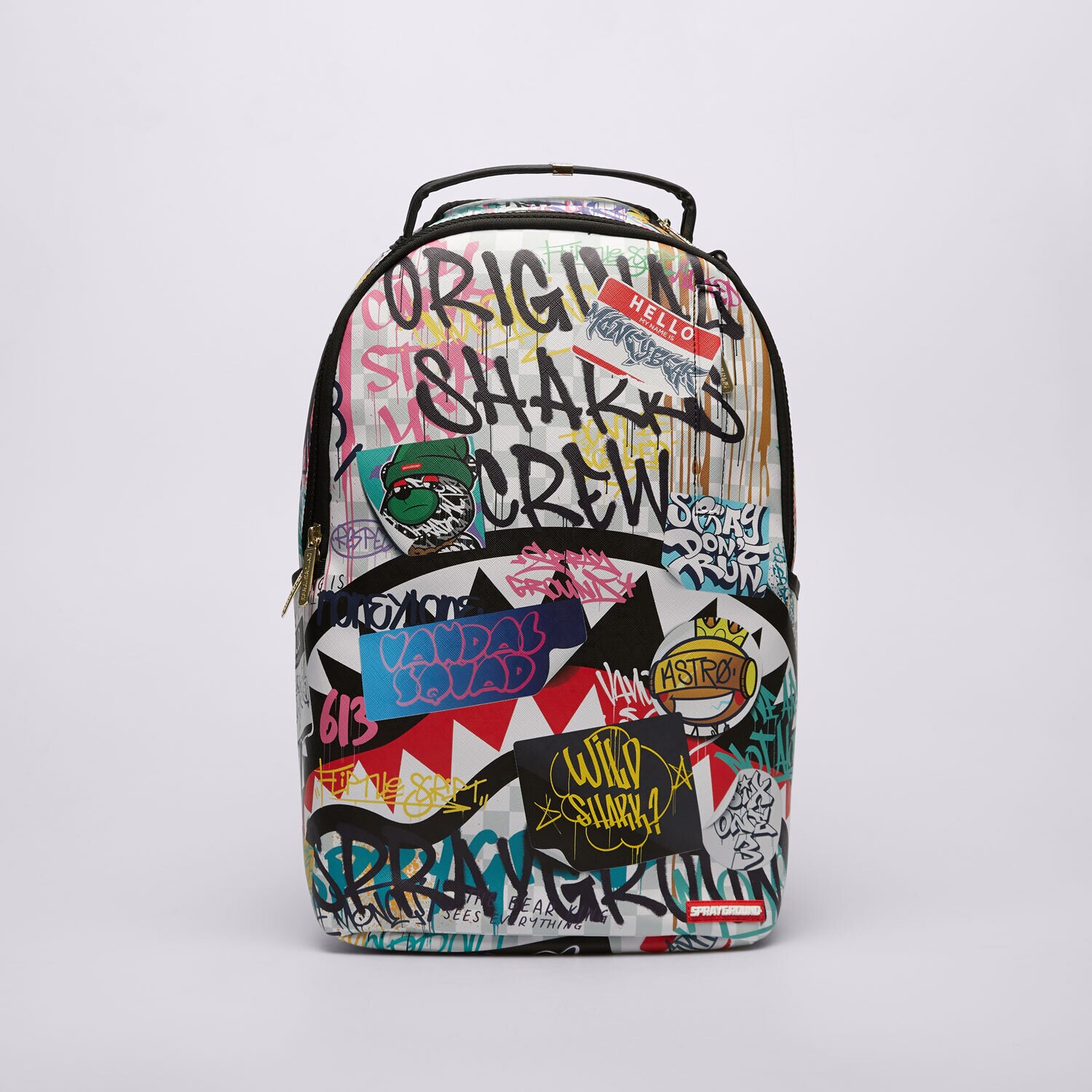 Damen Rucksack SPRAYGROUND RUCKSACK SHARKS IN PARIS THE RIZZ CREAM 910B6132NSZ Multicolor
