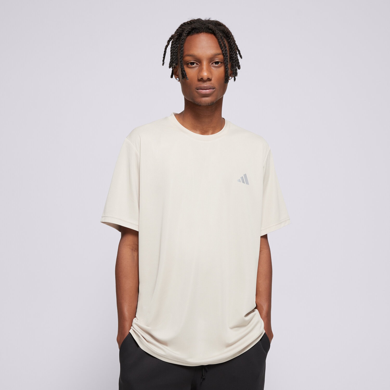 Herren T-Shirt ADIDAS T-SHIRT SML GRAPH TEE STONE JN6802 Khaki
