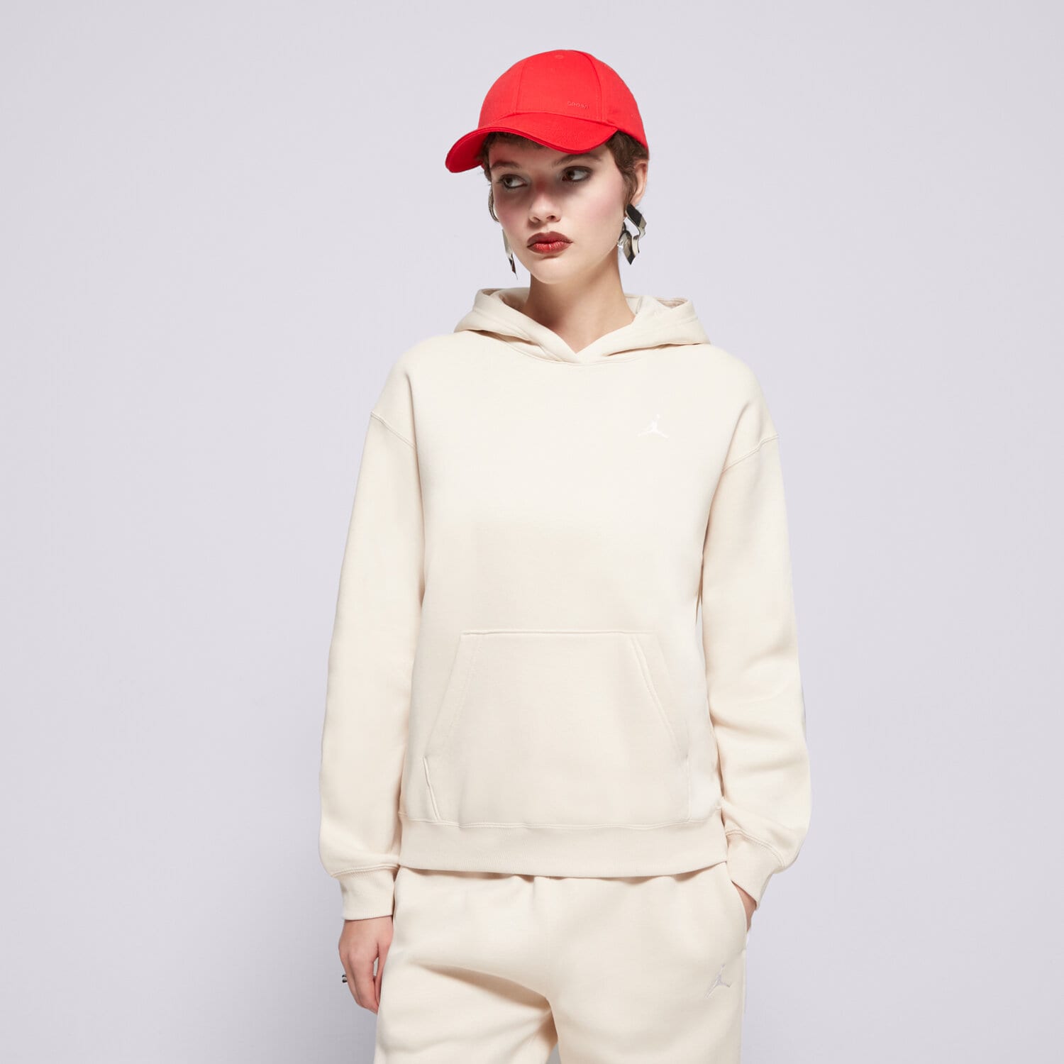 Damen HOODIE W JORDAN BRKLN FLC PO 24 FV7071-203 Beige