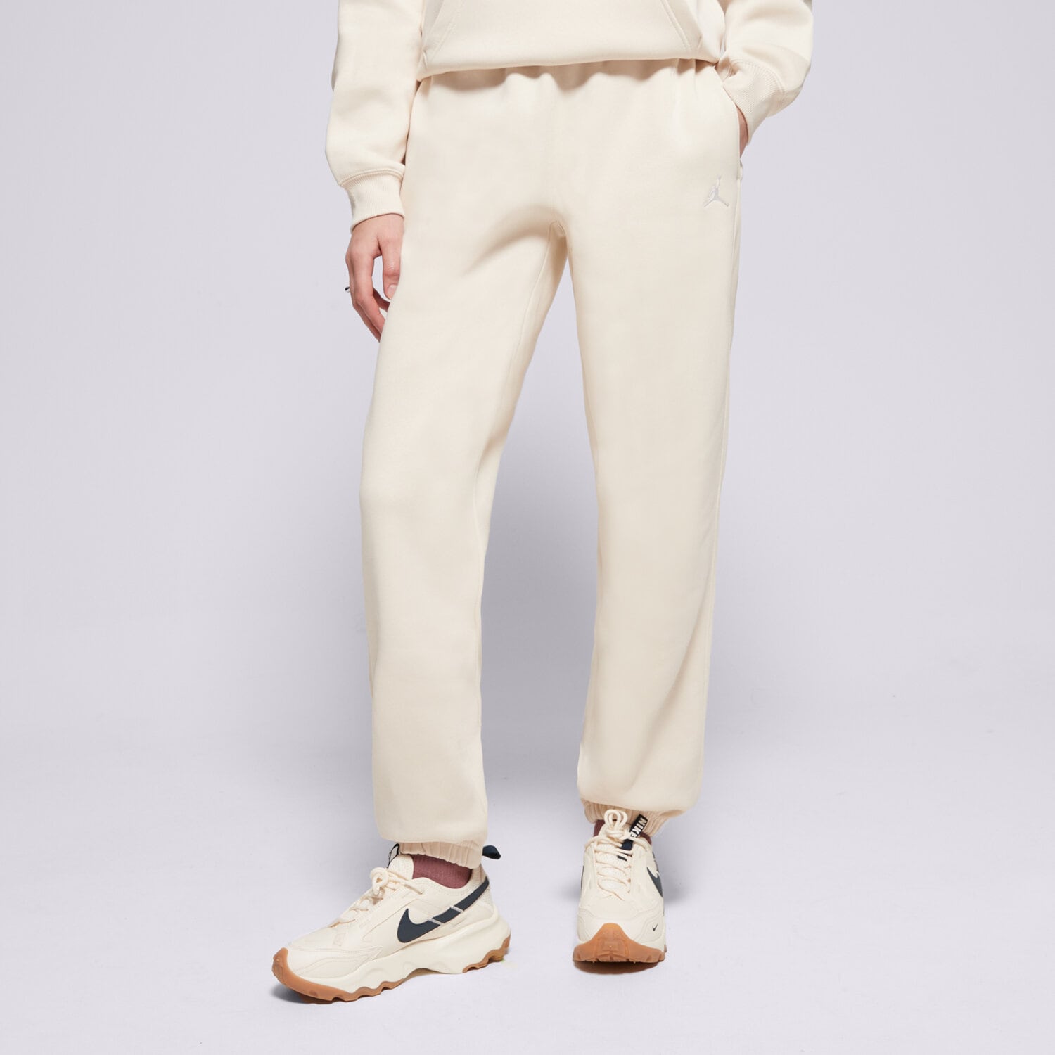 Damen Hosen HOSE W JORDAN BRKLN FLC PANT 24 FV7077-203 Beige