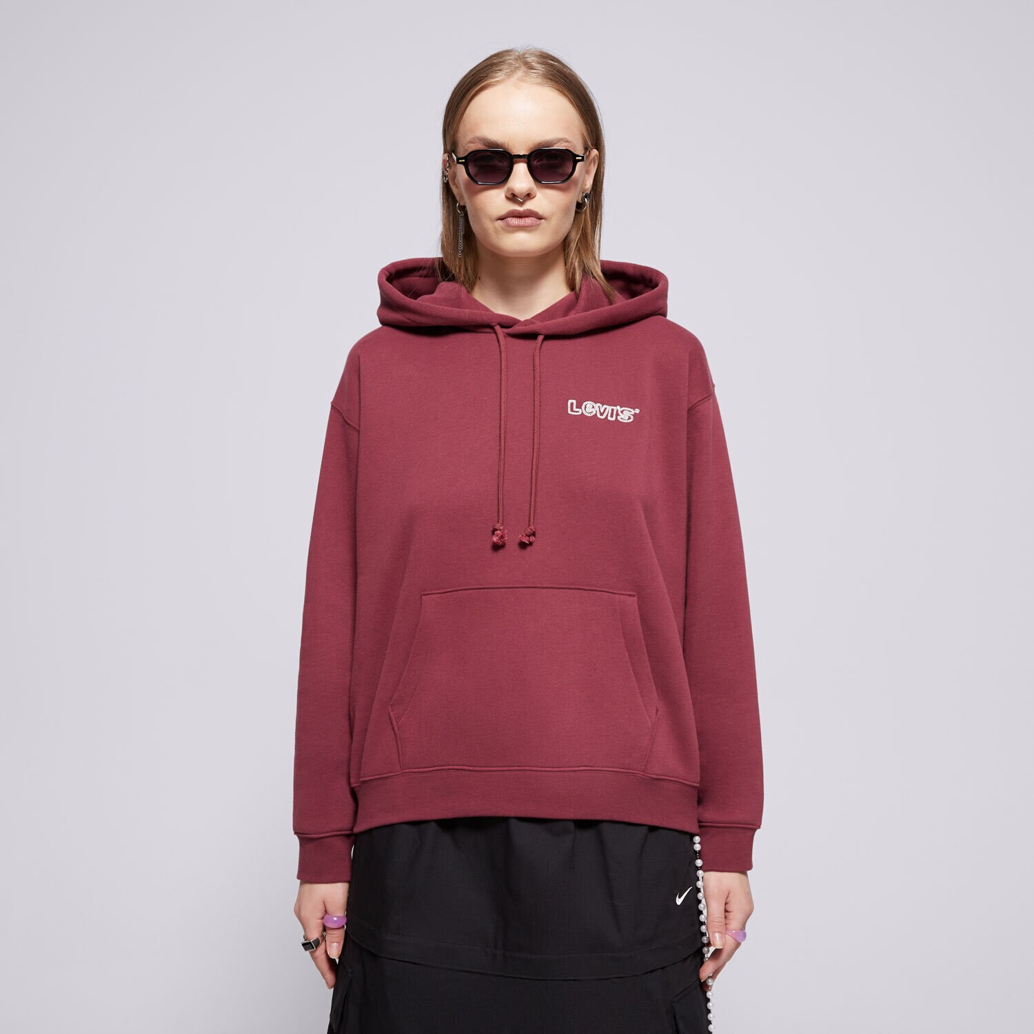 Damen LEVI'S HOODIE GRAPHIC EVERYDAY HOODIE REDS A8801-0009 Dunkelrot