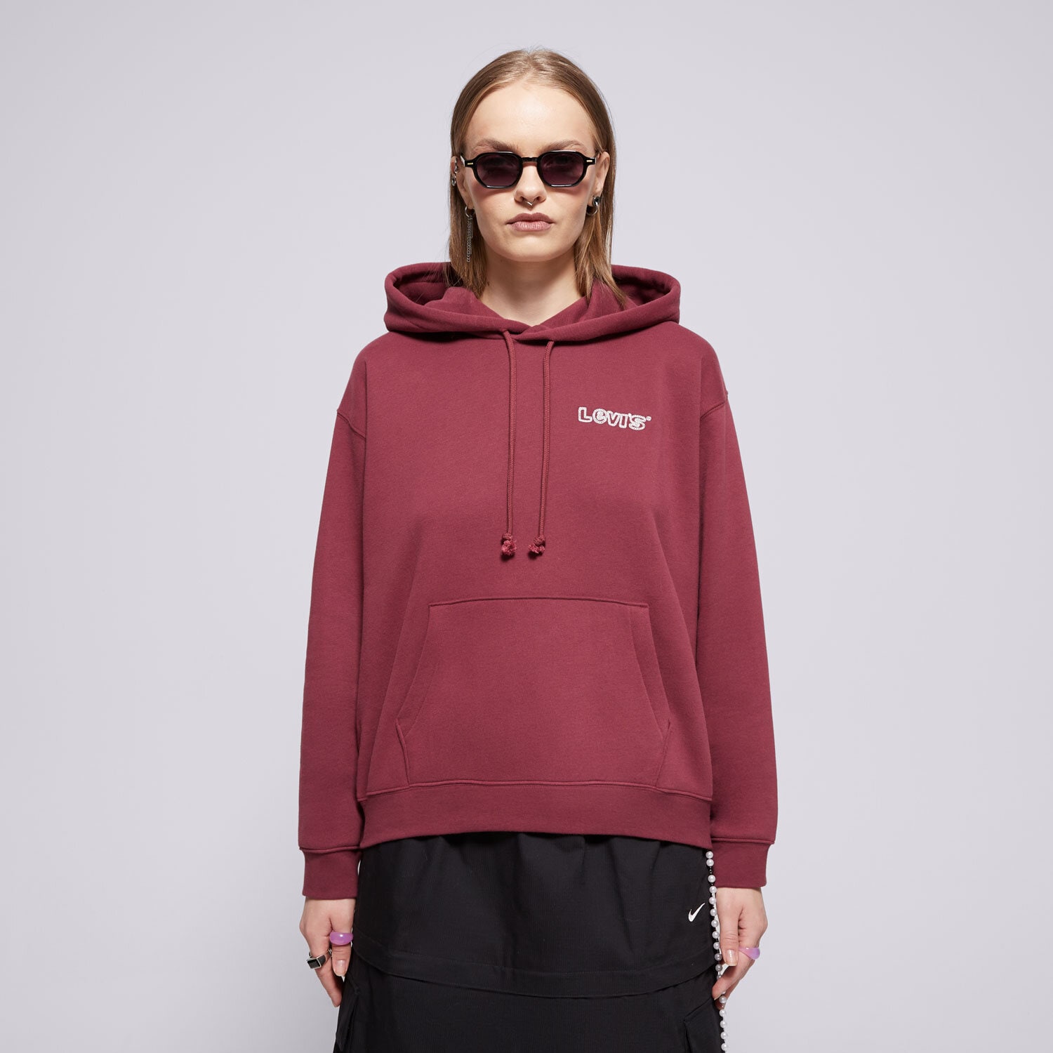 Damen LEVI'S HOODIE GRAPHIC EVERYDAY HOODIE REDS A8801-0009 Dunkelrot