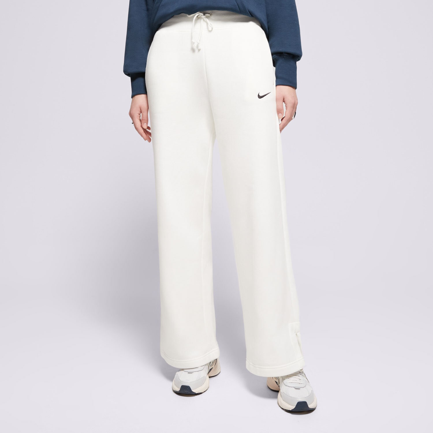 Damen Hosen NIKE HOSE W NSW PHNX FLC HR PANT WIDE DQ5615-133 Weiß