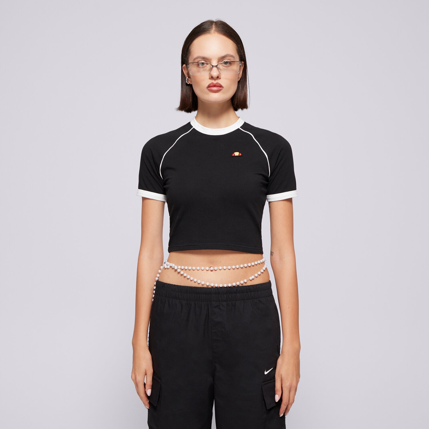 Damen T-Shirt ELLESSE T-SHIRT CHEVALIER TEE BLK SGX20927011 Schwarz