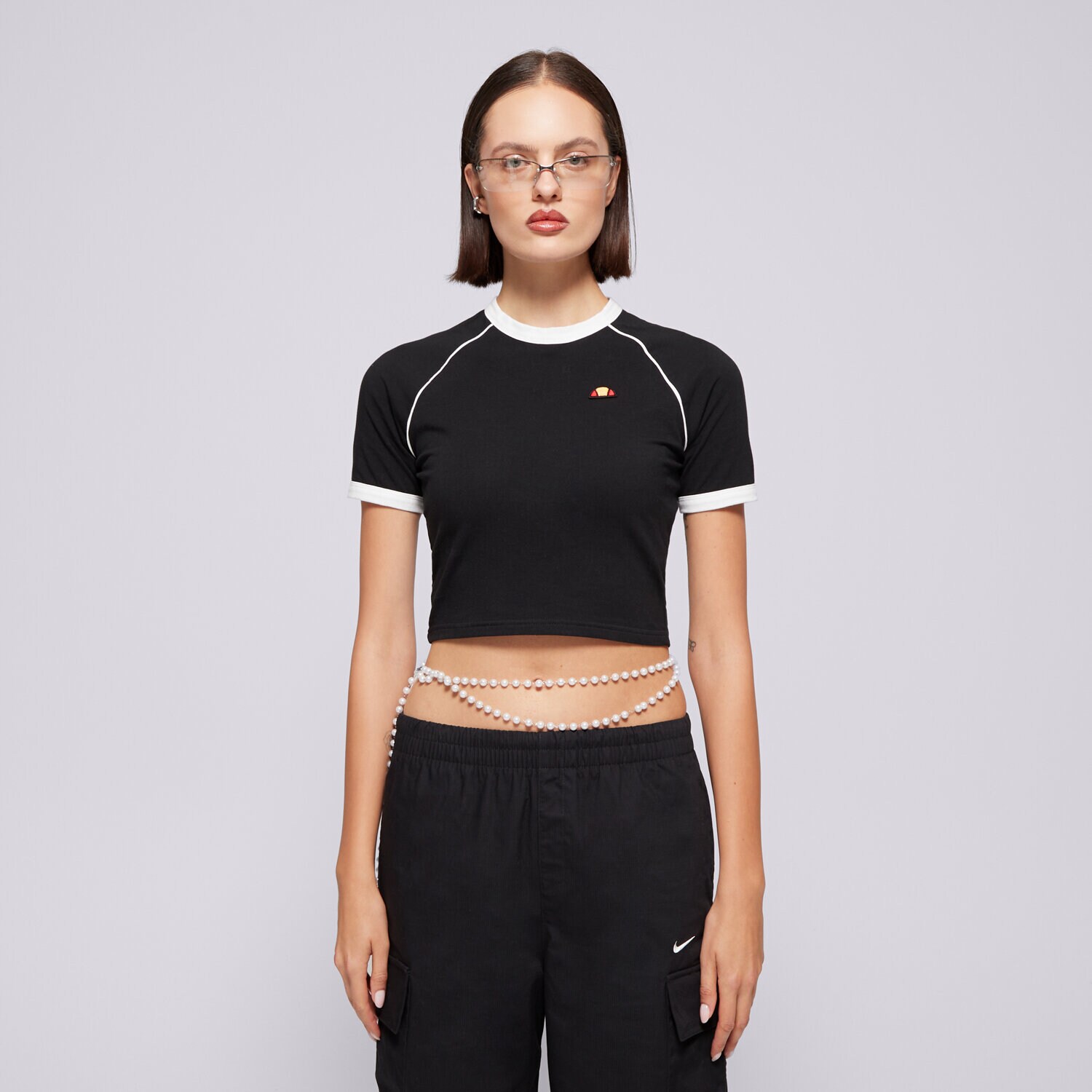 Damen T-Shirt ELLESSE T-SHIRT CHEVALIER TEE BLK SGX20927011 Schwarz