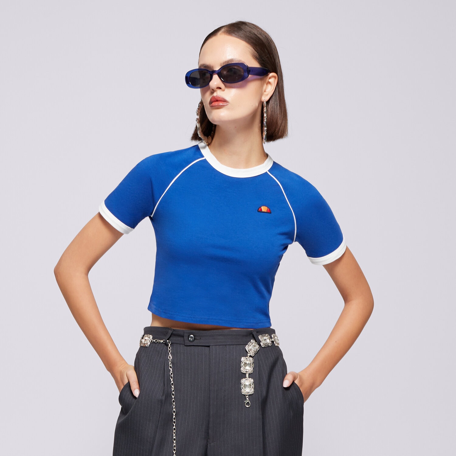 Damen T-Shirt ELLESSE T-SHIRT CHEVALIER TEE BLUE SGX20927402 Blau