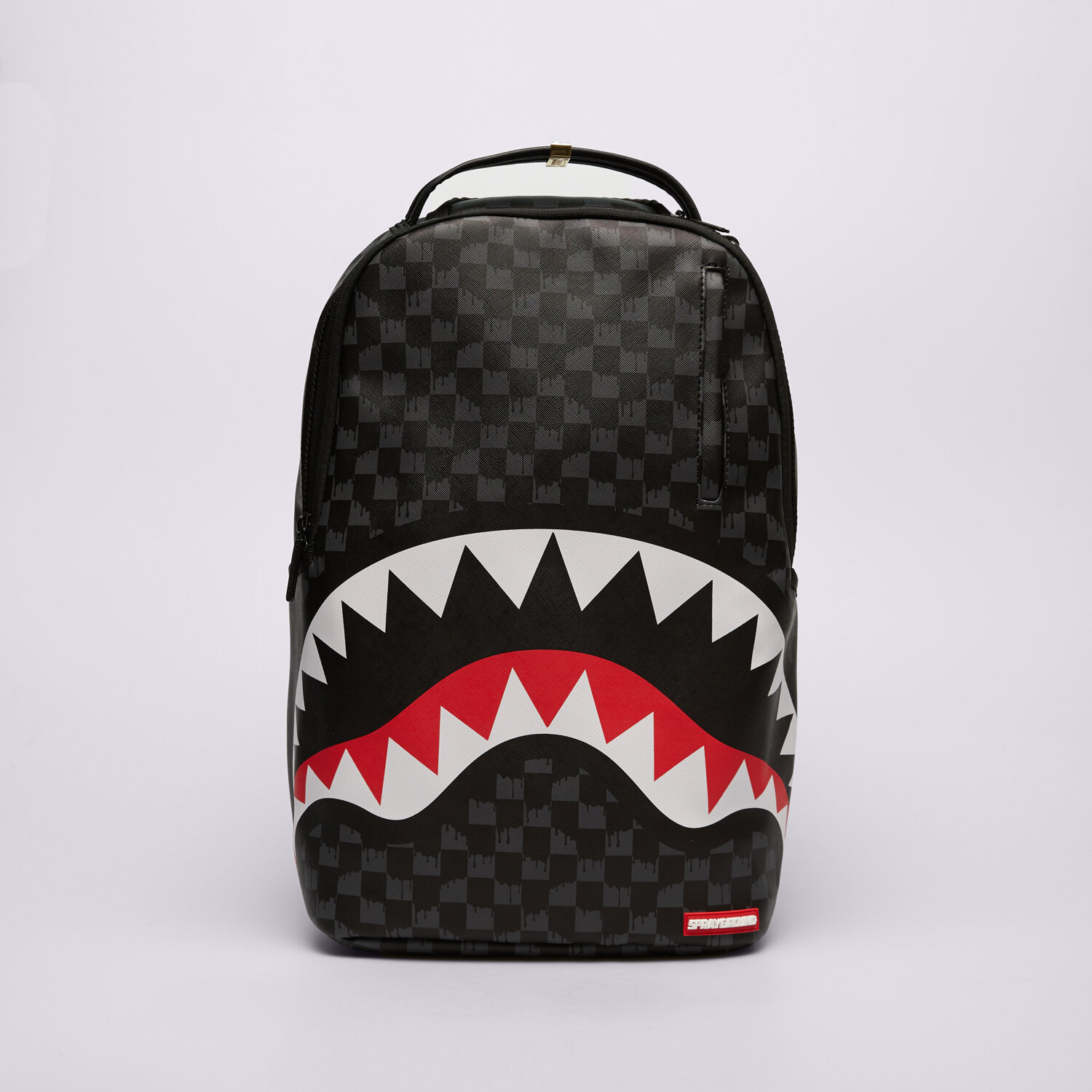 Damen Rucksack SPRAYGROUND RUCKSACK DRIP CHECK SHARK 910B6020NSZ Schwarz