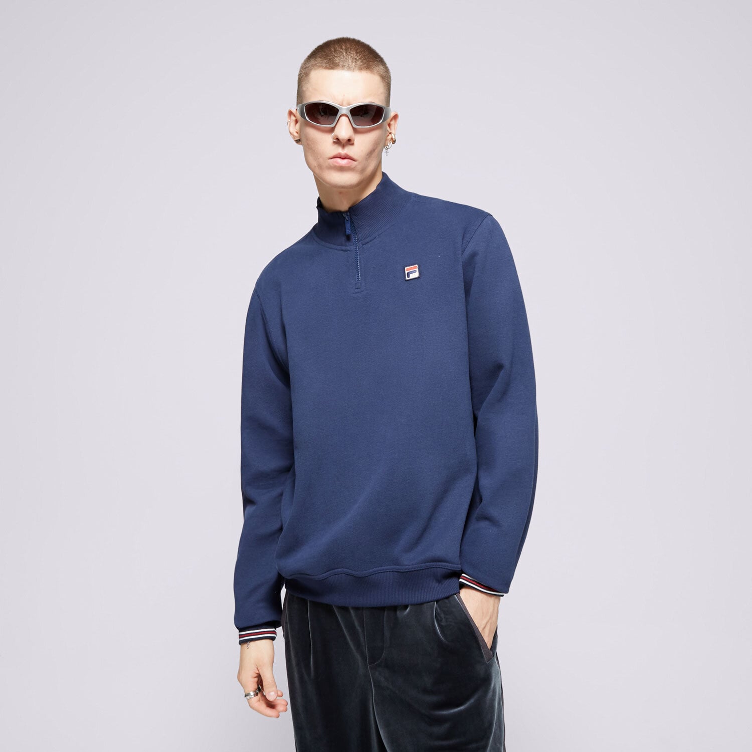 Herren FILA SWEATSHIRT RAMY SS24UC004410 Dunkelblau