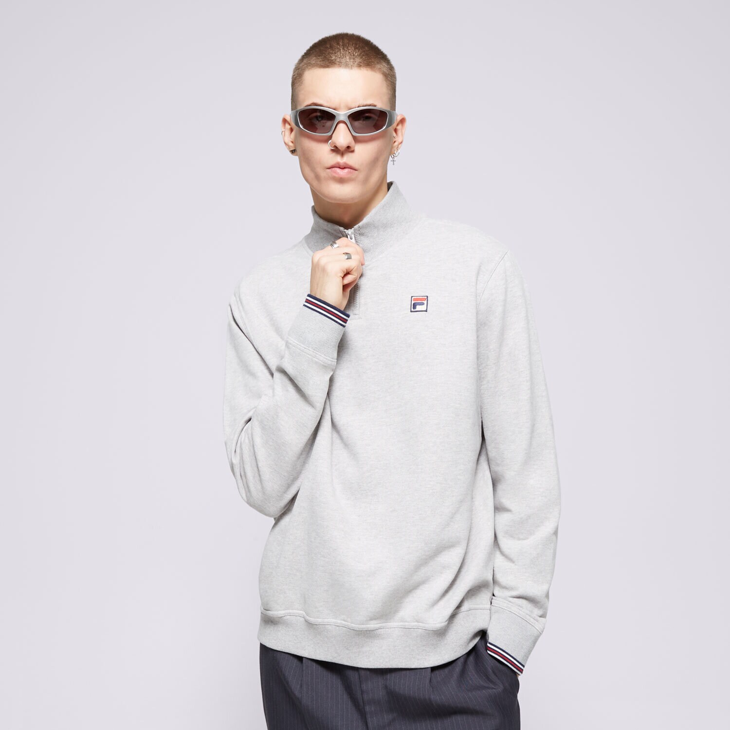 Herren FILA SWEATSHIRT RAMY SS24UC004012 Grau