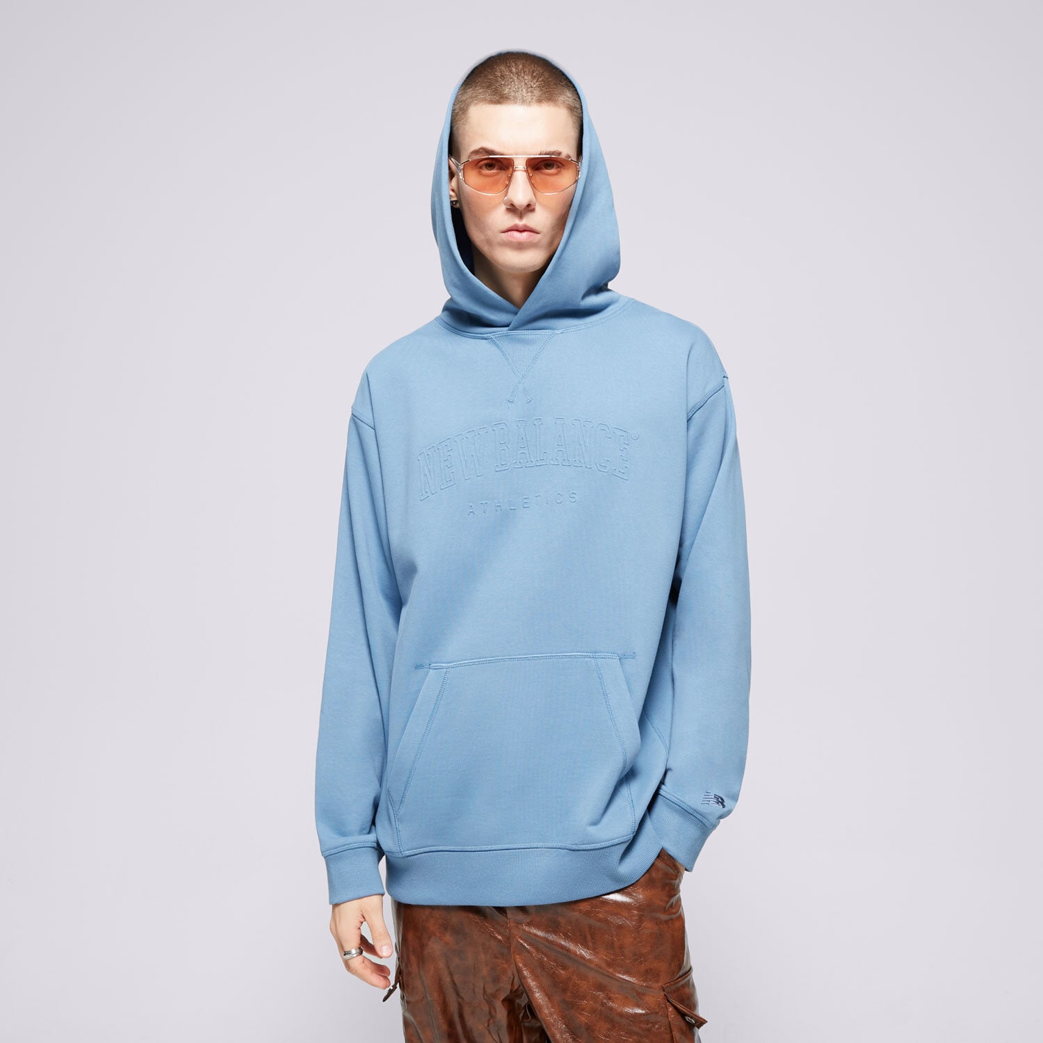Herren NEW BALANCE HOODIE GRAPHIC HOODIE BETTER MT43500HEB Blau
