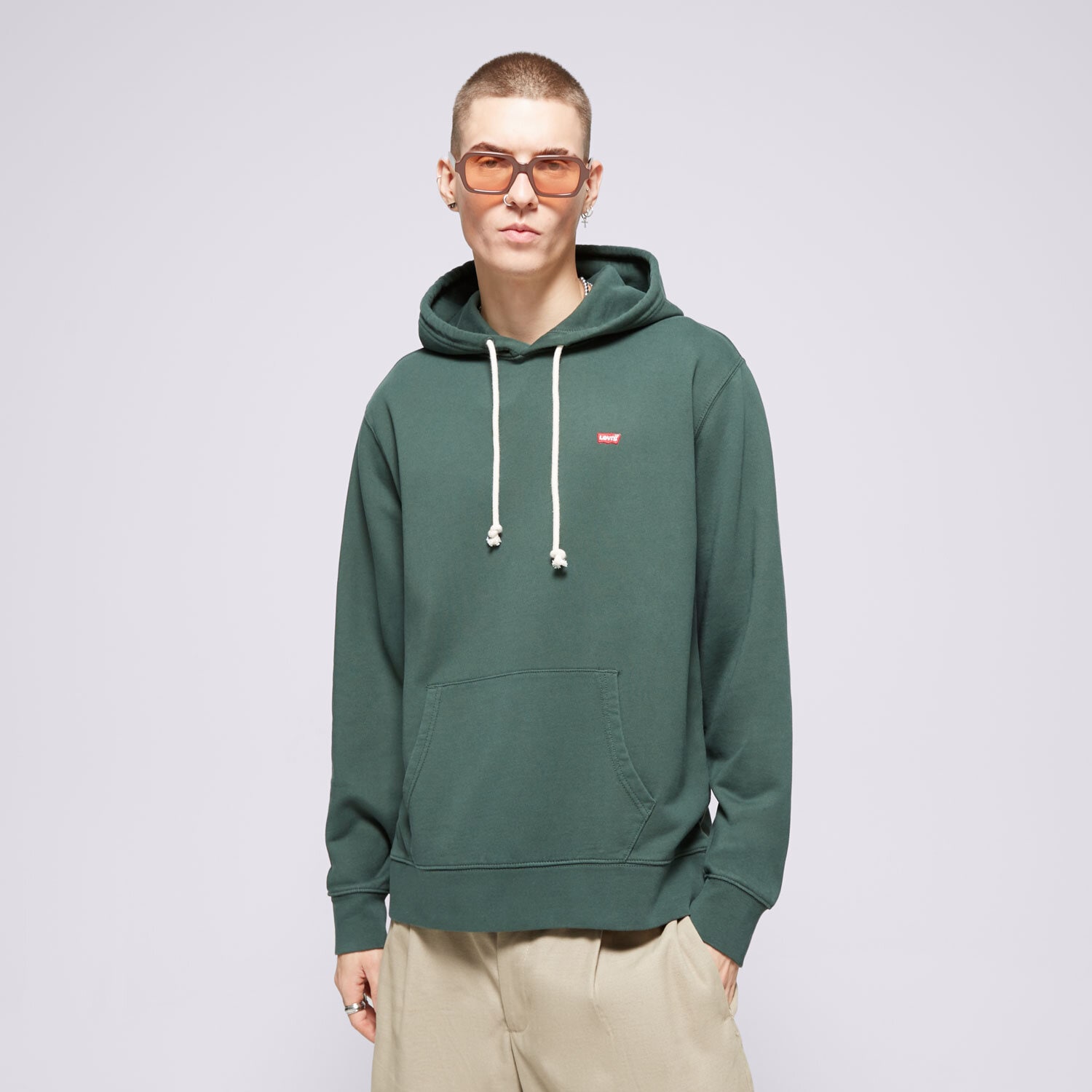 Herren LEVI'S HOODIE THE ORIGINAL HM HOODIE GREENS 34581-0043 Grün