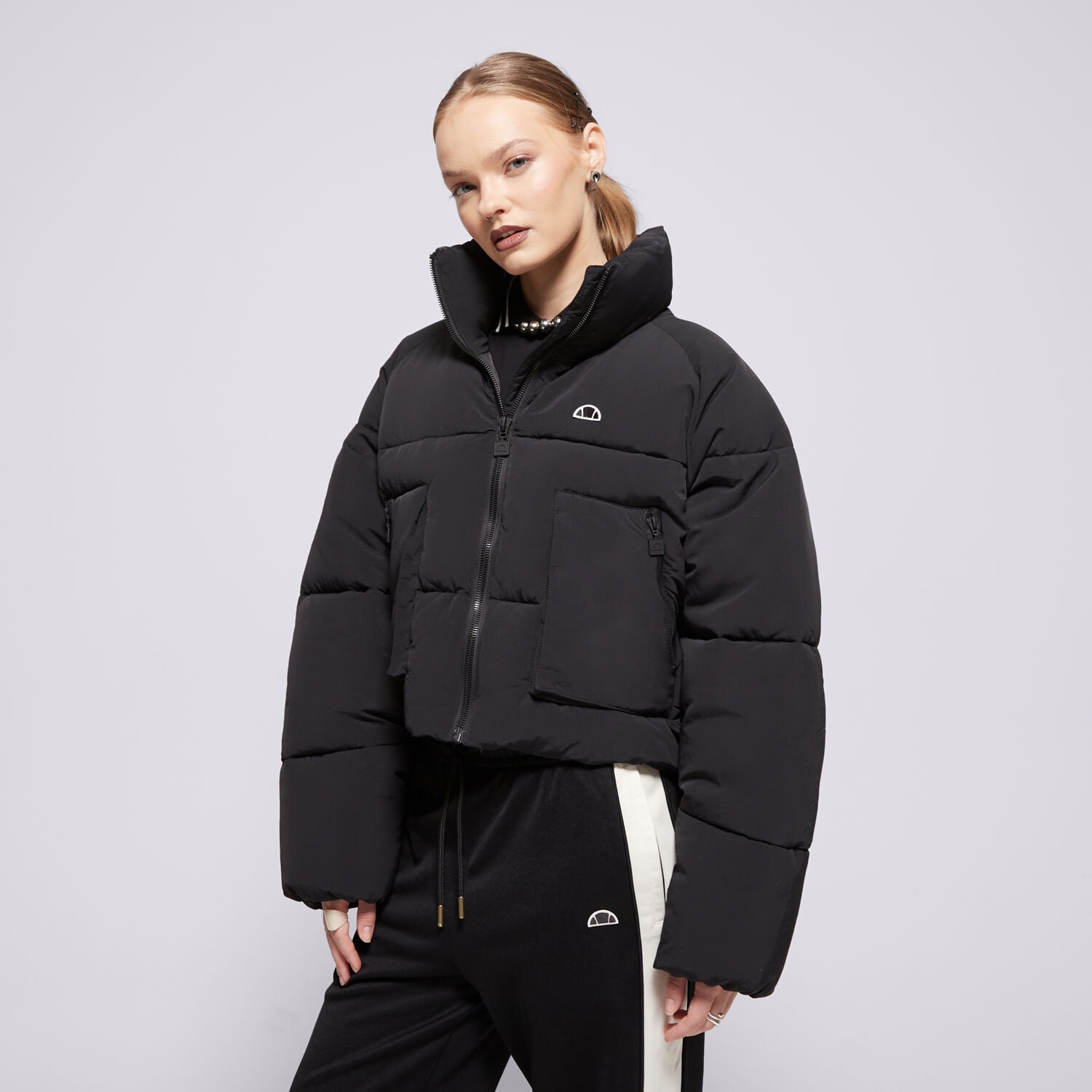 Damen Winterjacke ELLESSE DAUNENJACKE GAFFER PADDED JACKET BLK SGX21040011 Schwarz
