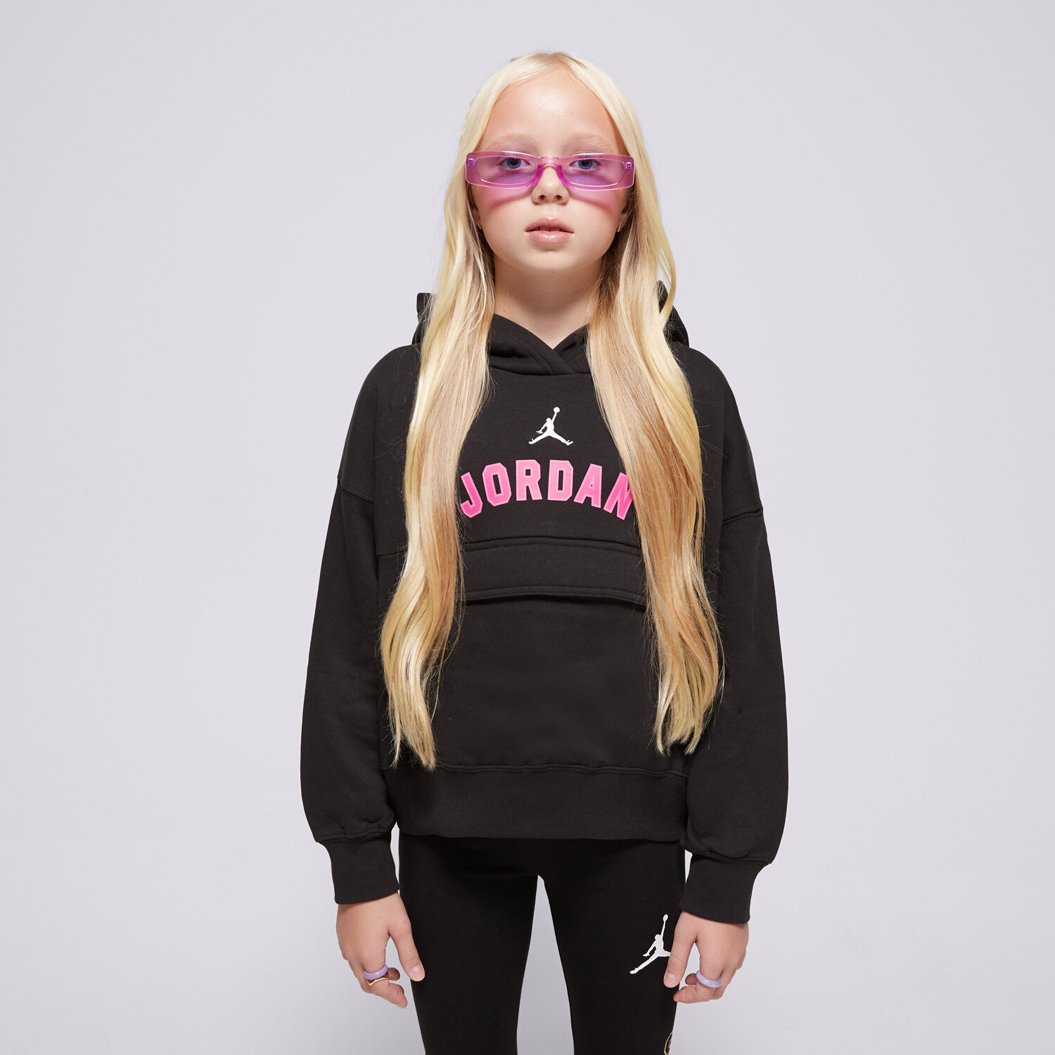 Kinder JORDAN HOODIE (G)BK HIT HOOD BLK G