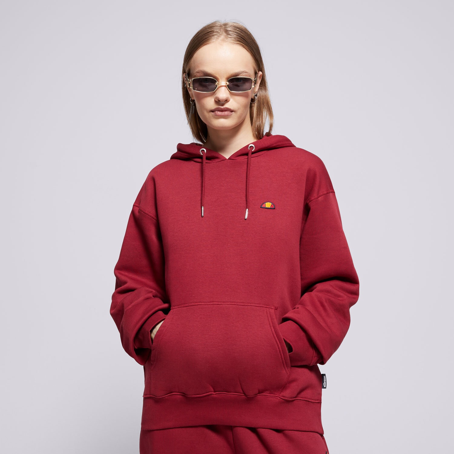 Damen ELLESSE HOODIE GIULOS OH HOODY BRGND SMG22039800 Dunkelrot