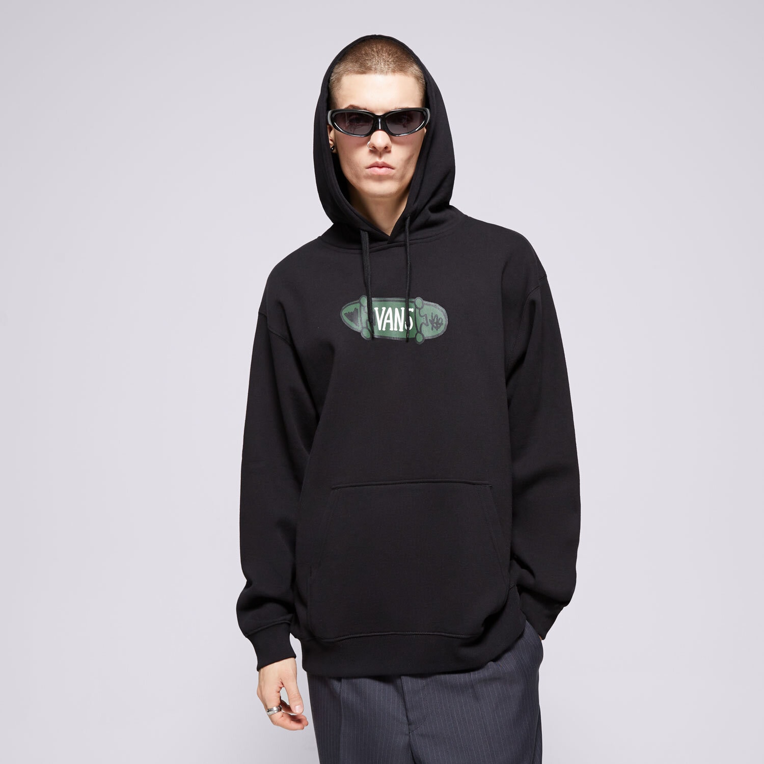 Herren VANS HOODIE SKATER LOOSE PO VN000KU3BLK Schwarz