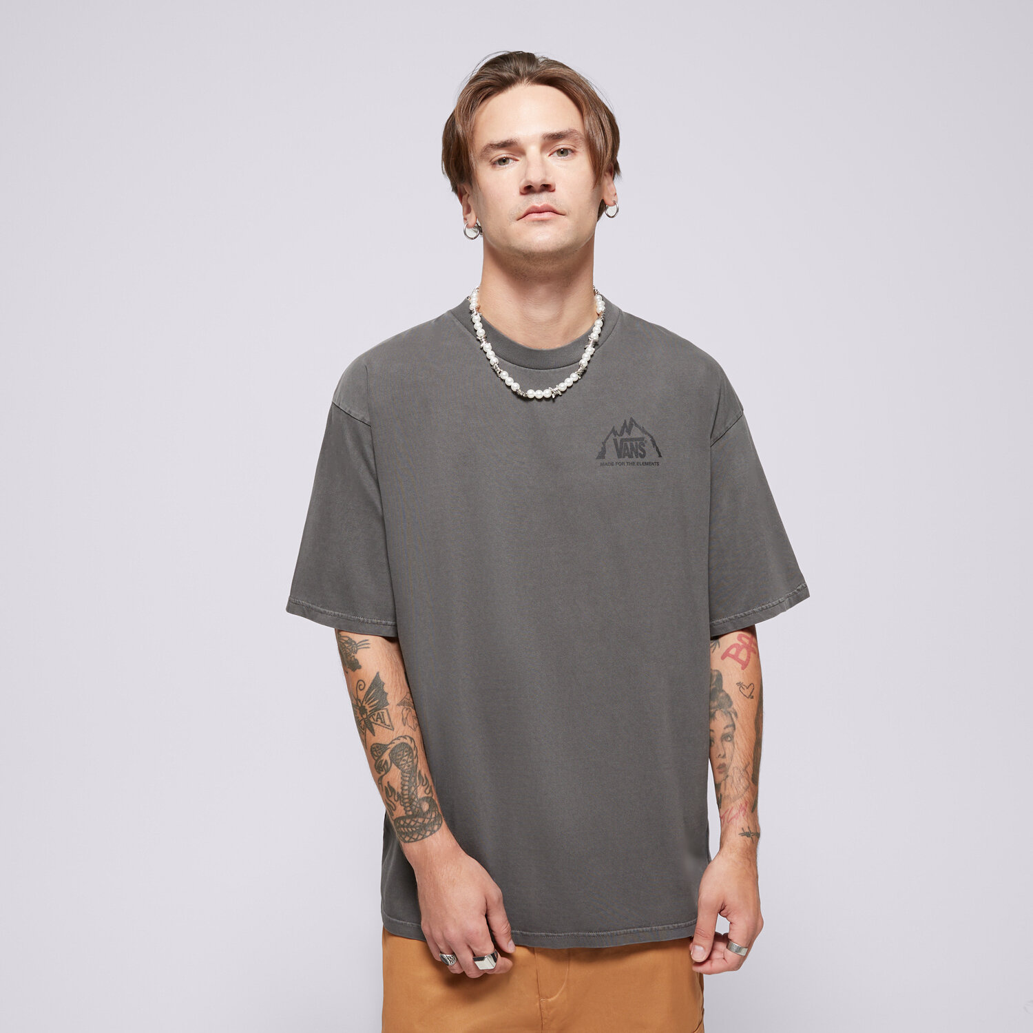 Herren T-Shirt VANS T-SHIRT MTE CRESTLINE SS TEE VN000JQPBLK1 Schwarz