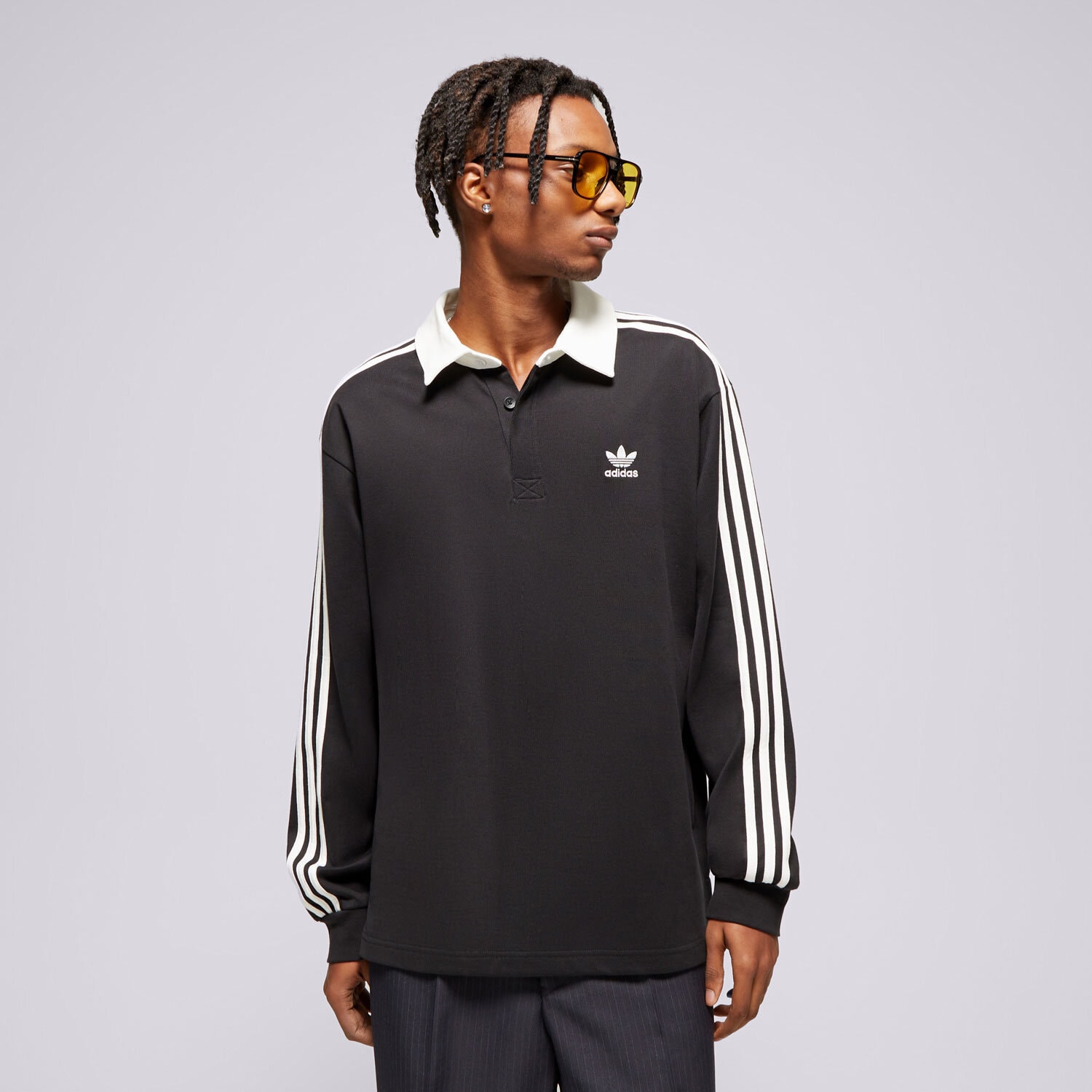 Herren Polo-Shirt ADIDAS POLO RUGBY POLO IZ4806 Schwarz