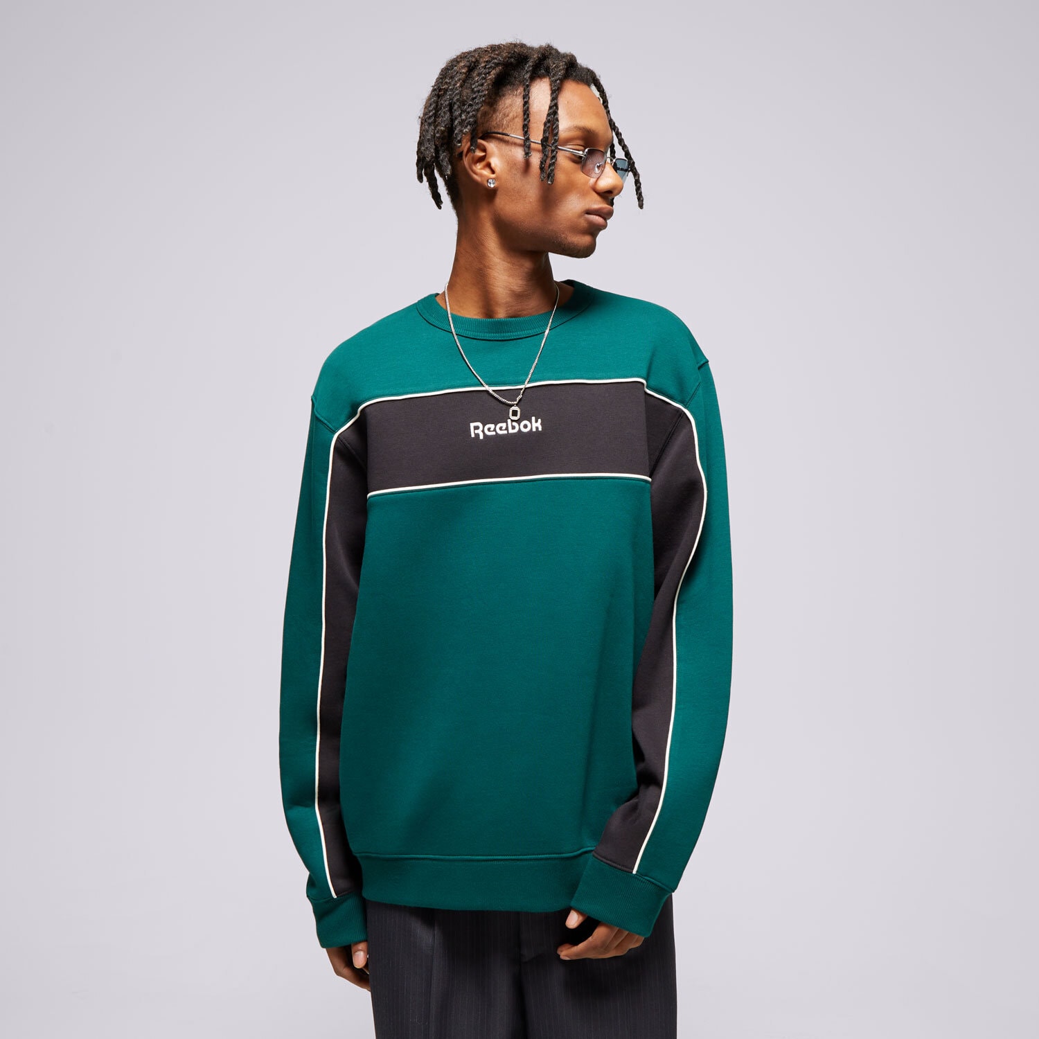 Herren REEBOK SWEATSHIRT CL TEAM TRADITION CREW 100205660 Grün