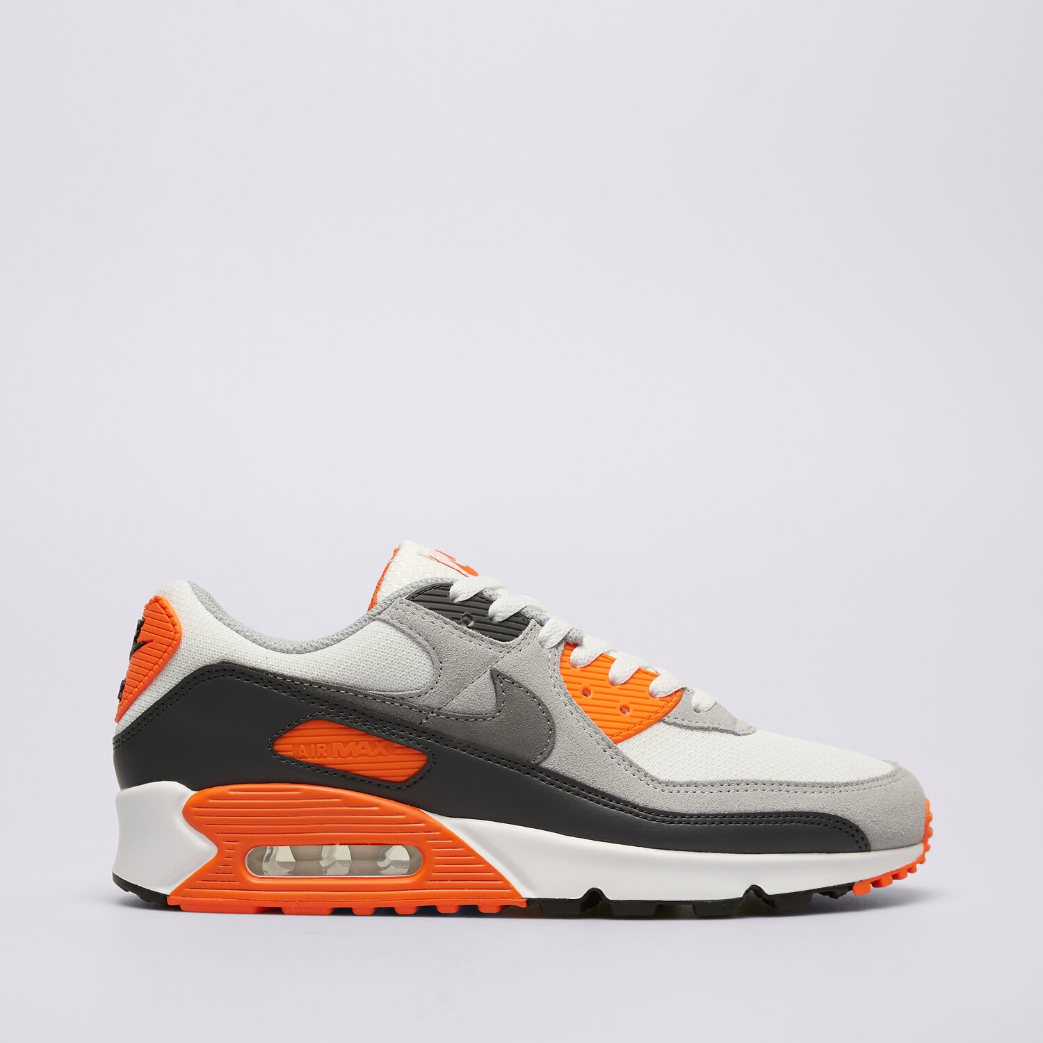 Air max 90 white and orange sales