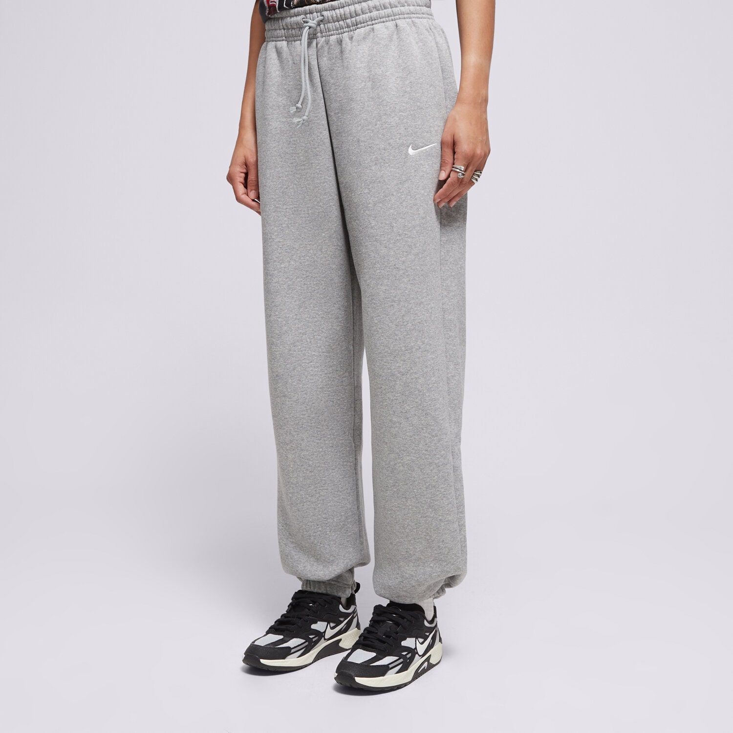 Damen Hosen NIKE HOSE W NSW PHNX FLC HR OS PANT 2 FZ5996-063 Grau