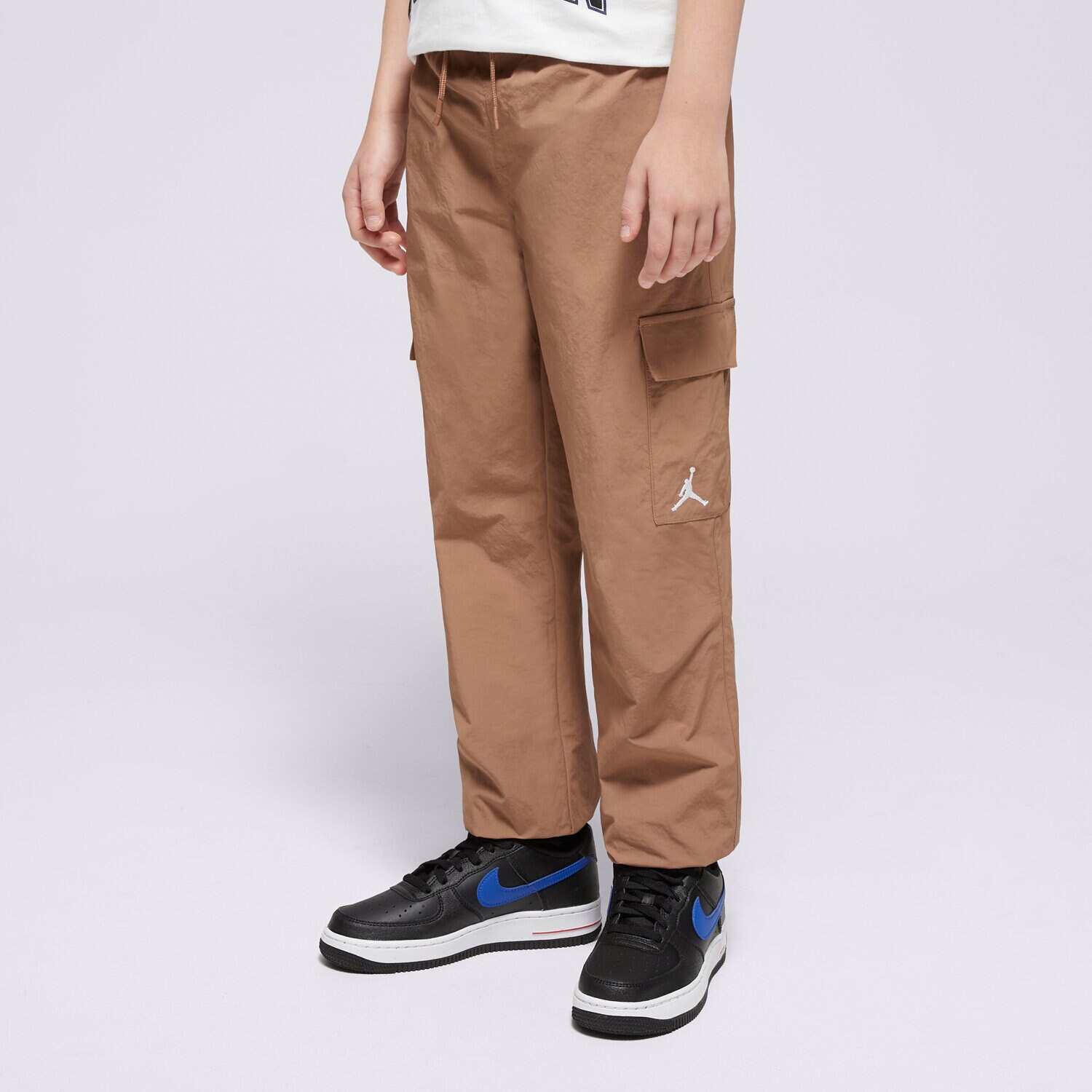 Kinder Hosen JORDAN HOSE JDB MJ DOUBLE CARGO PANT BOY 95D379-X1I Braun